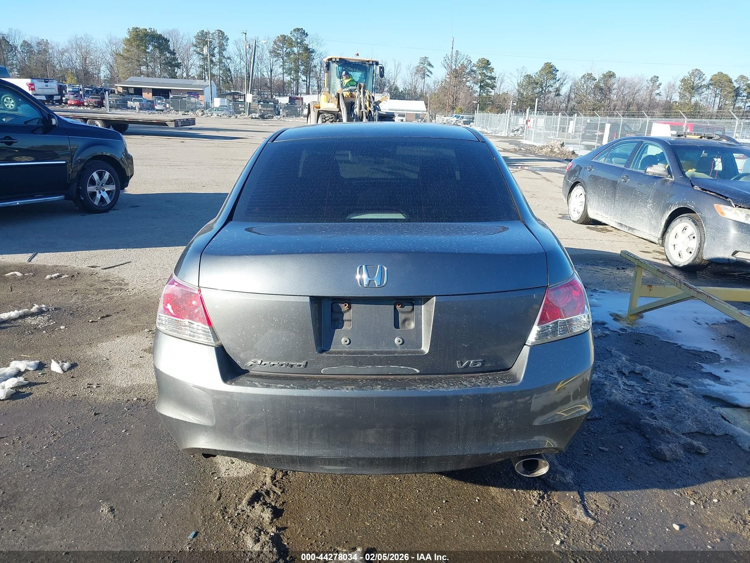 2008 Honda Accord 3.5 Ex Gray vin: 1HGCP36718A017962