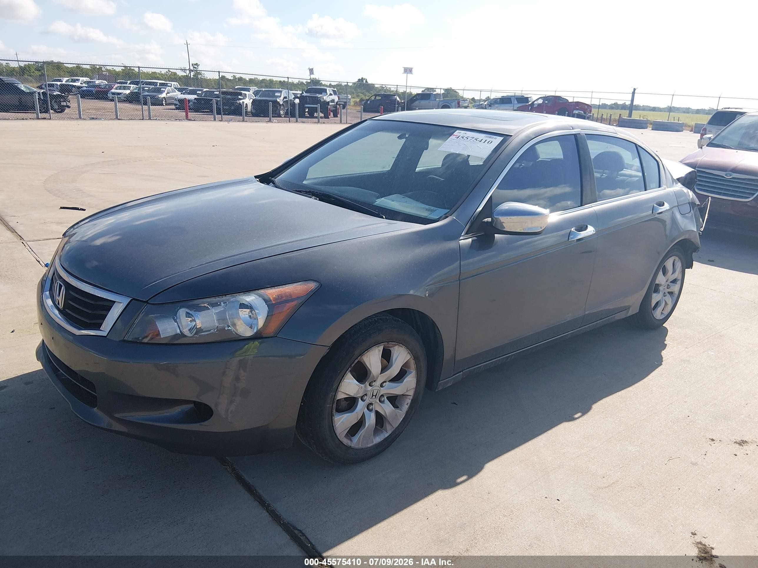 2008 Honda Accord 3.5 Ex Gray vin: 1HGCP36718A047074