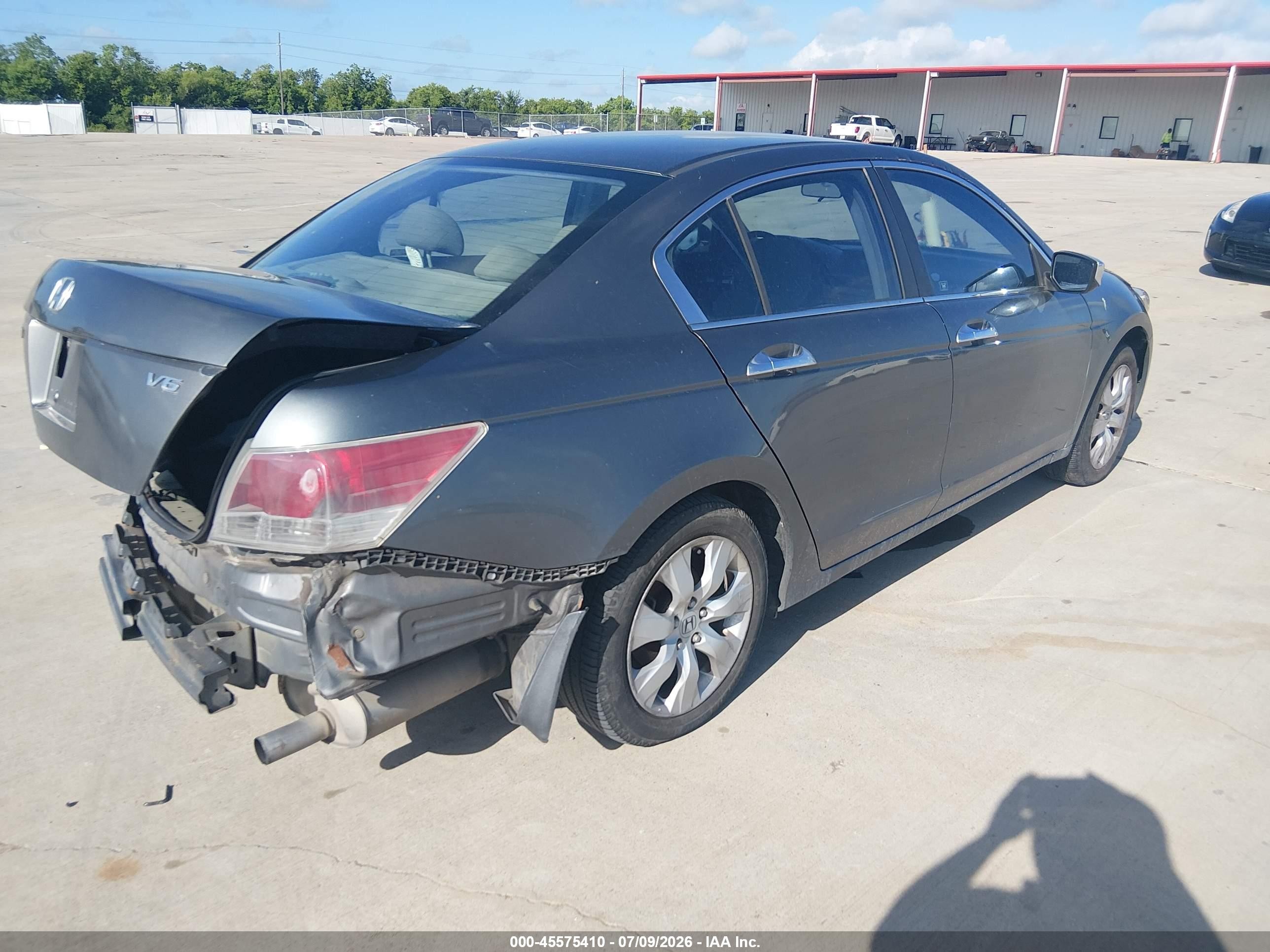 2008 Honda Accord 3.5 Ex Gray vin: 1HGCP36718A047074