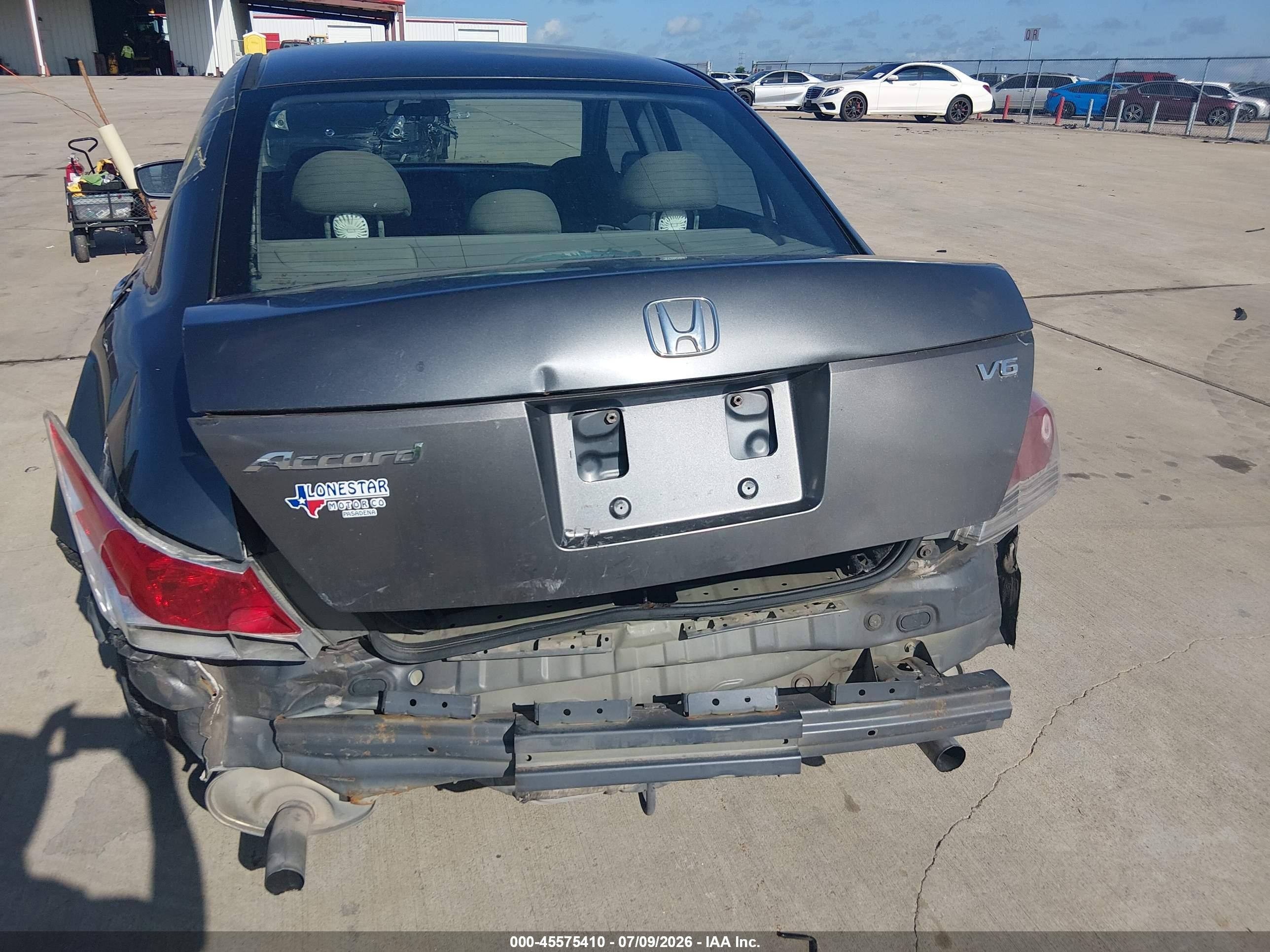 2008 Honda Accord 3.5 Ex Gray vin: 1HGCP36718A047074