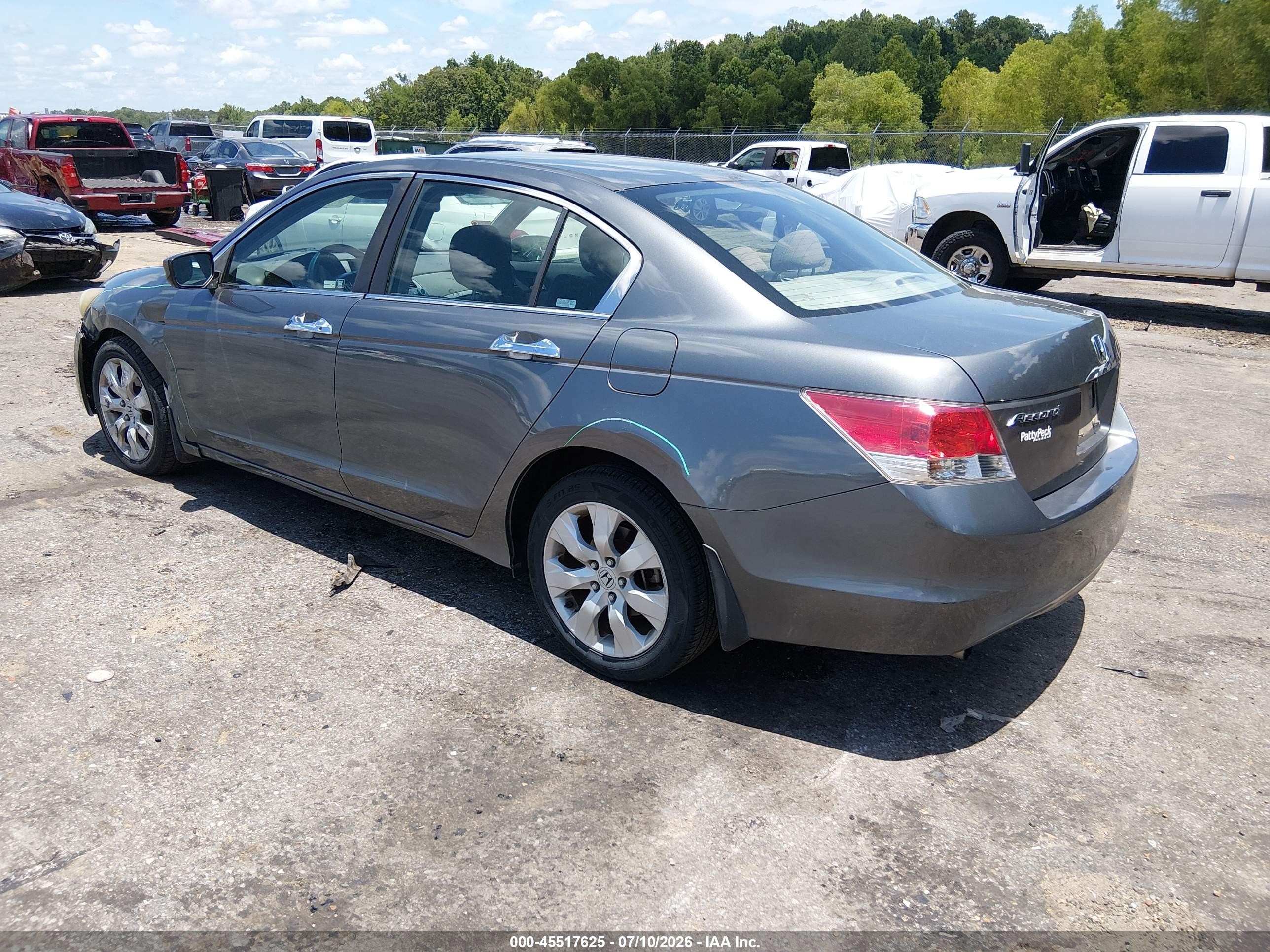 2009 Honda Accord 3.5 Ex Серый vin: 1HGCP36729A043231