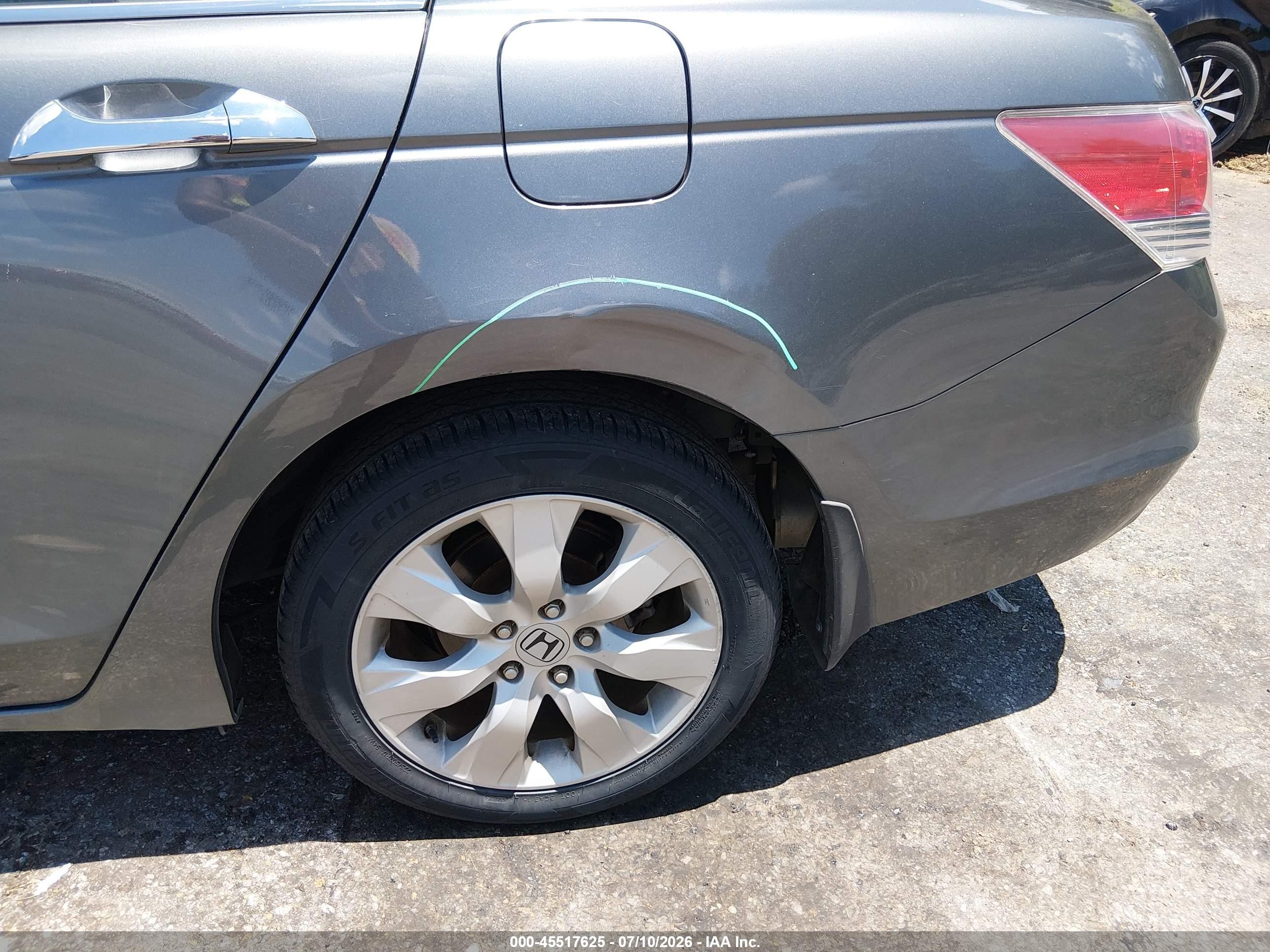 2009 Honda Accord 3.5 Ex Серый vin: 1HGCP36729A043231