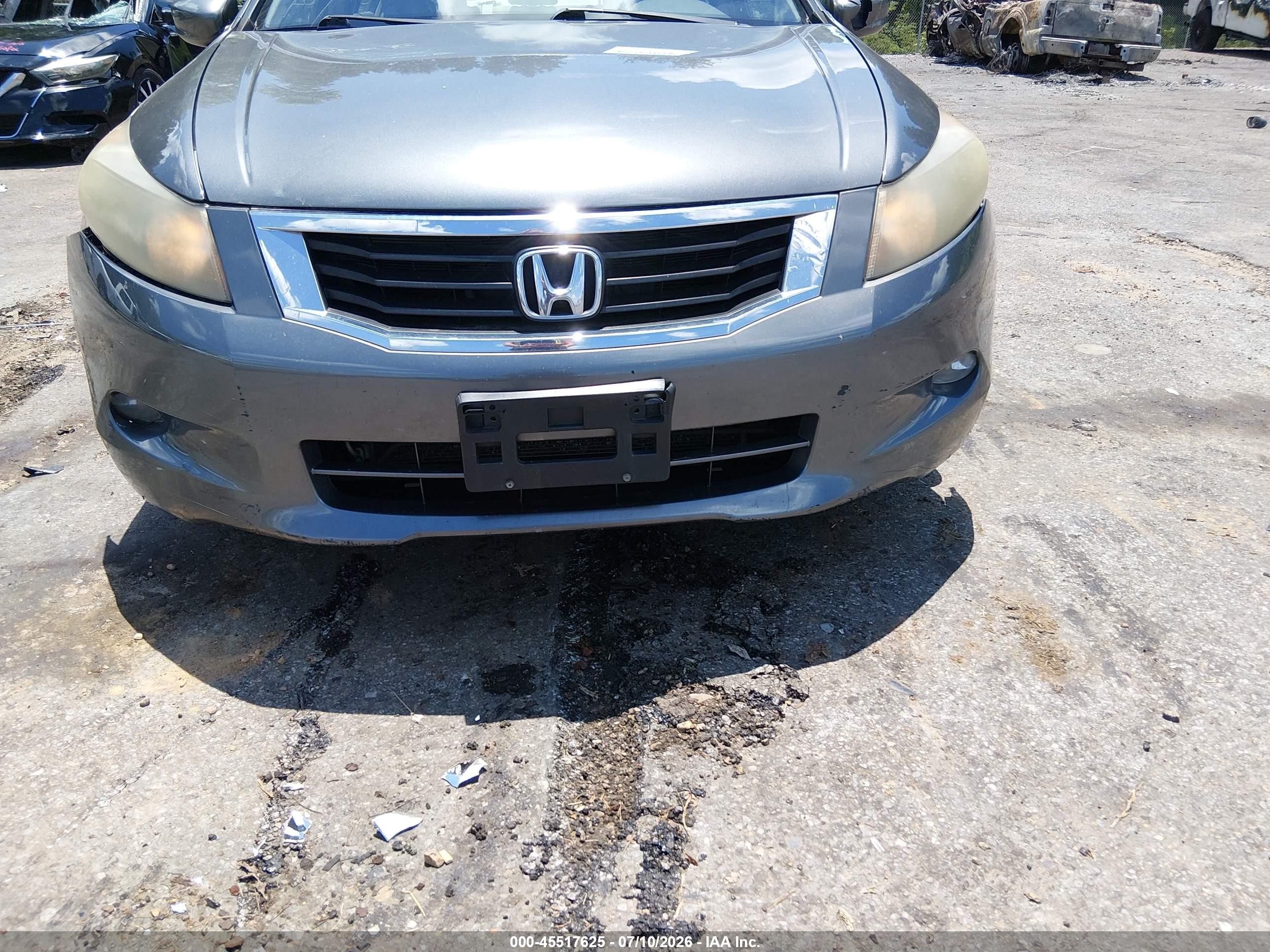 2009 Honda Accord 3.5 Ex Серый vin: 1HGCP36729A043231