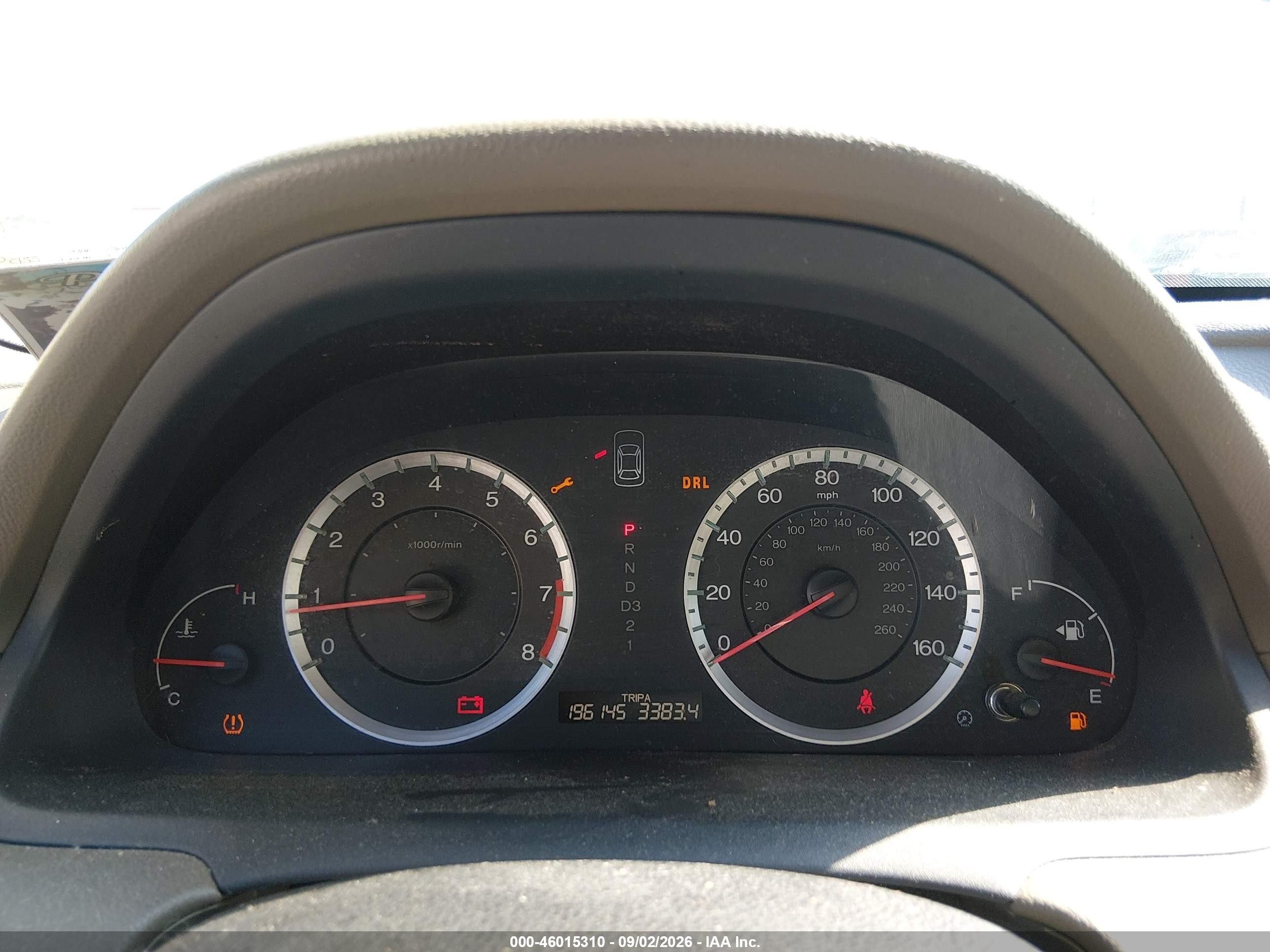 2009 Honda Accord 3.5 Ex White vin: 1HGCP36729A050969