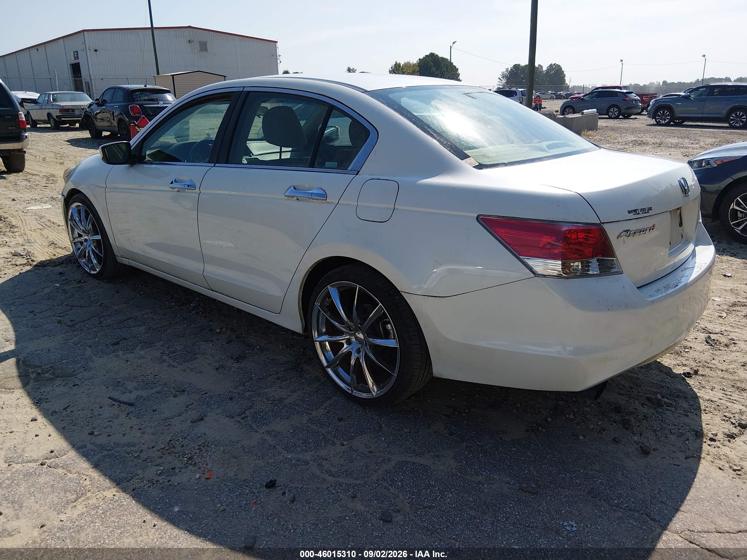 2009 Honda Accord 3.5 Ex White vin: 1HGCP36729A050969