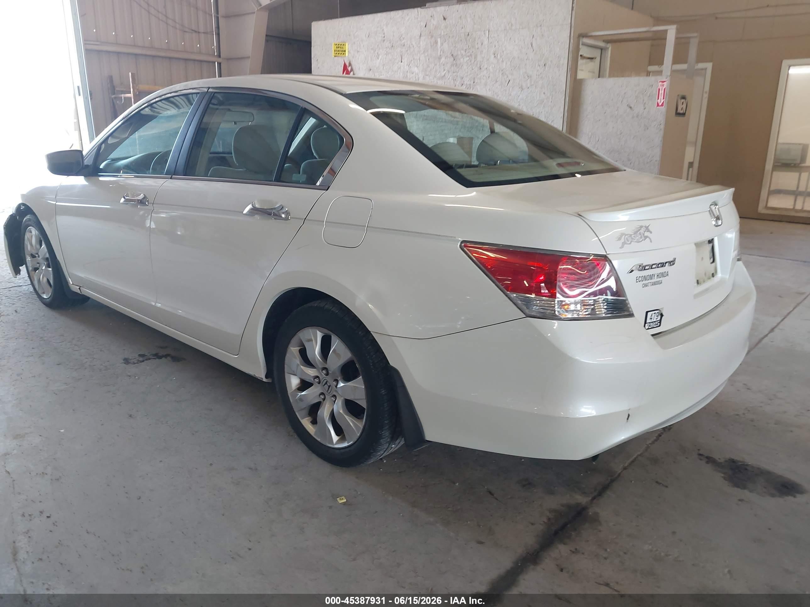 2008 Honda Accord 3.5 Ex Белый vin: 1HGCP36738A004890