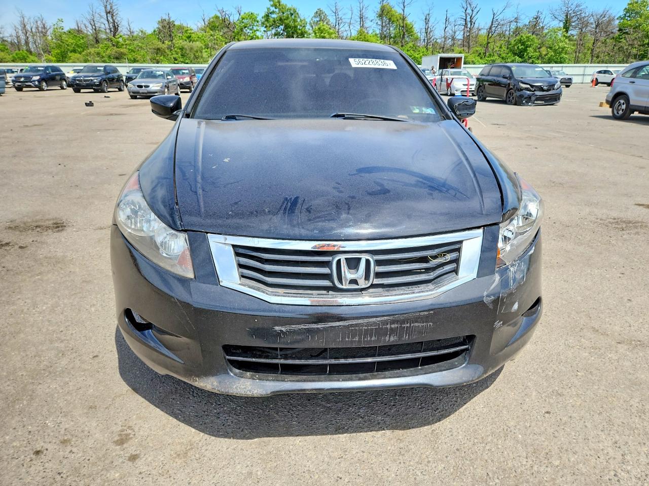 2008 Honda Accord Ex Black vin: 1HGCP36738A081694