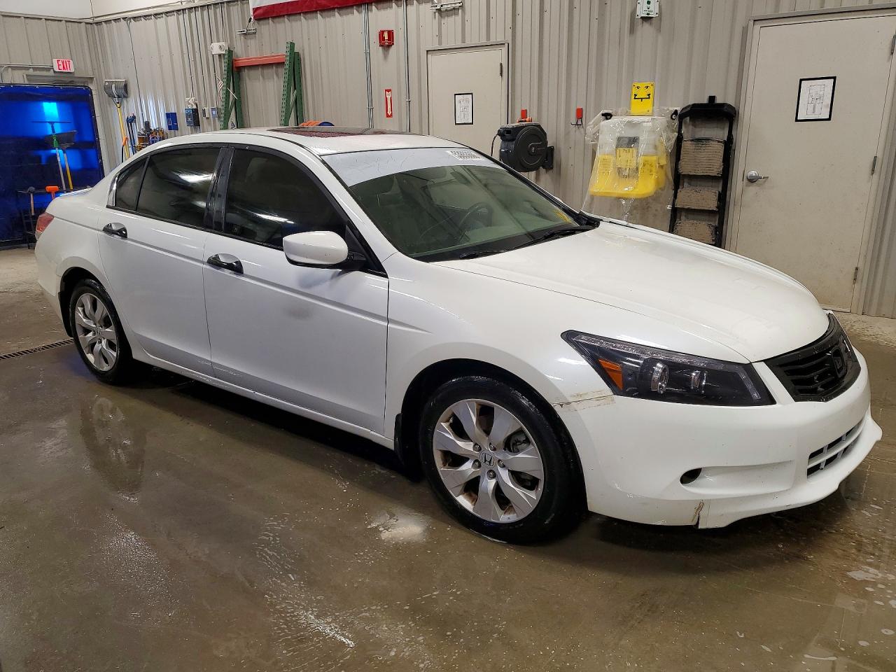 2009 Honda Accord Ex Белый vin: 1HGCP36739A017124