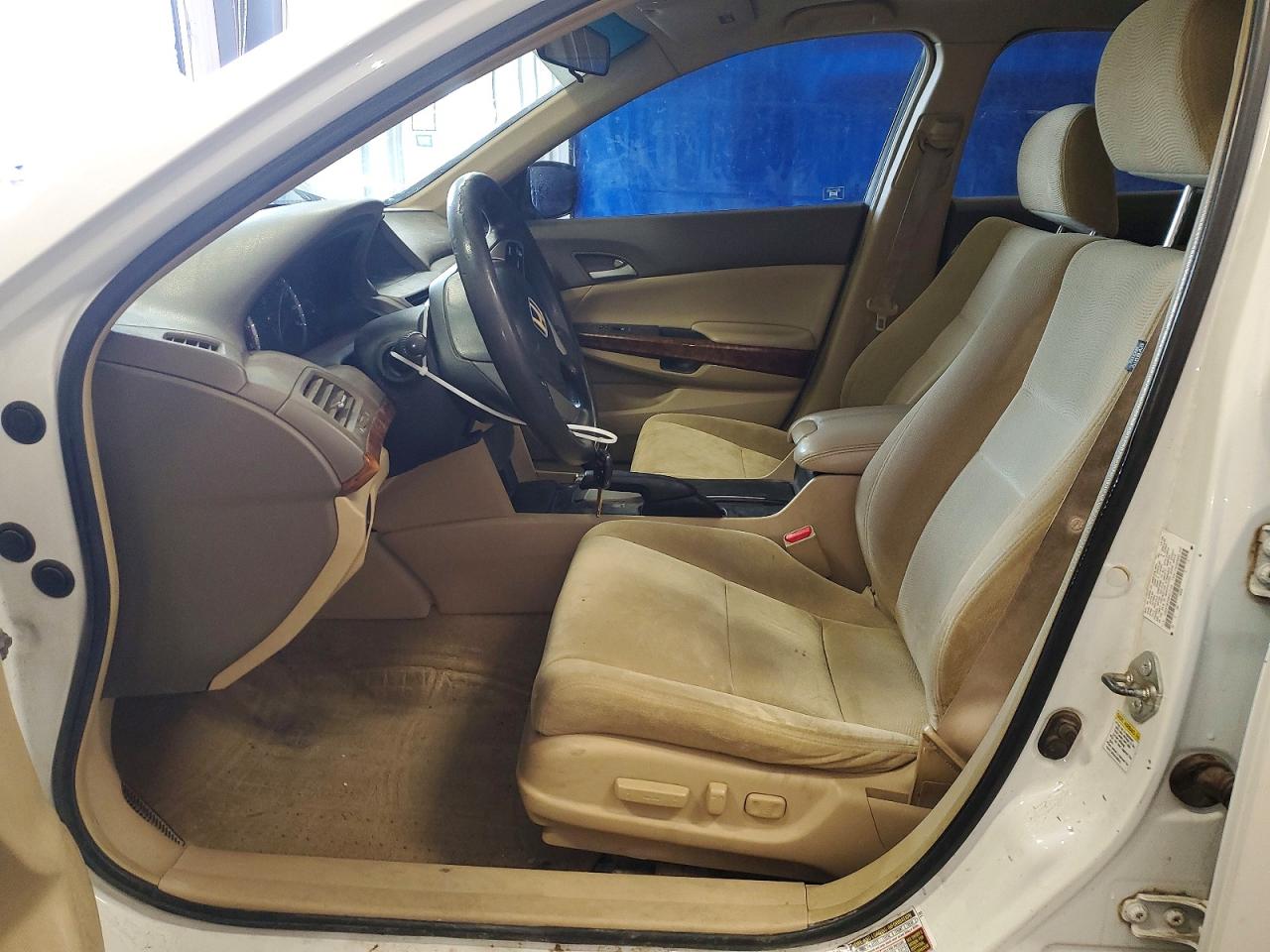 2009 Honda Accord Ex Белый vin: 1HGCP36739A017124