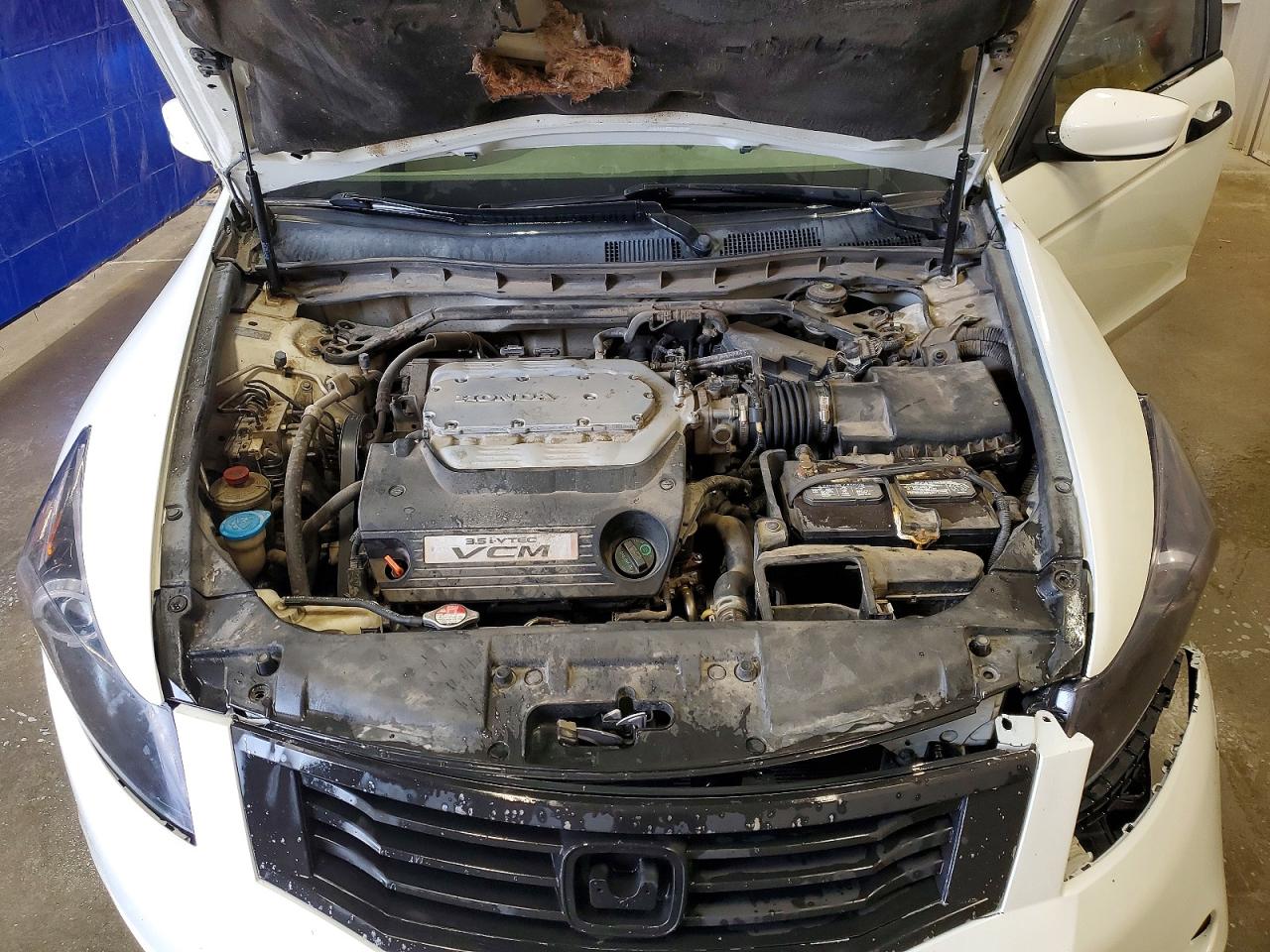 2009 Honda Accord Ex Белый vin: 1HGCP36739A017124