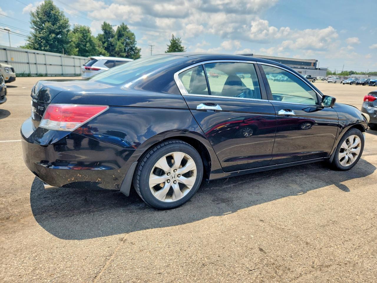 2009 Honda Accord Ex Black vin: 1HGCP36749A043909