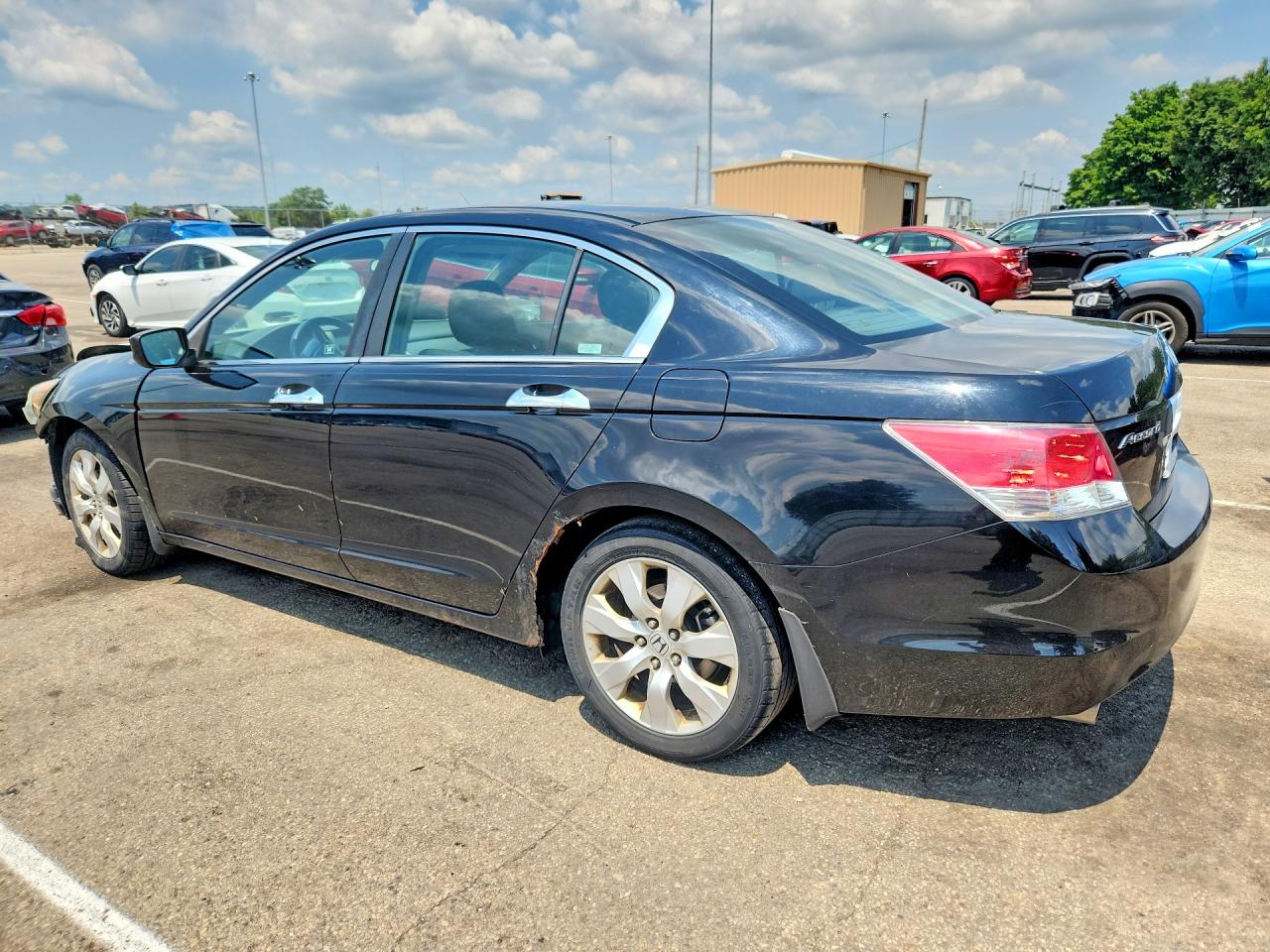 2009 Honda Accord Ex Black vin: 1HGCP36749A043909