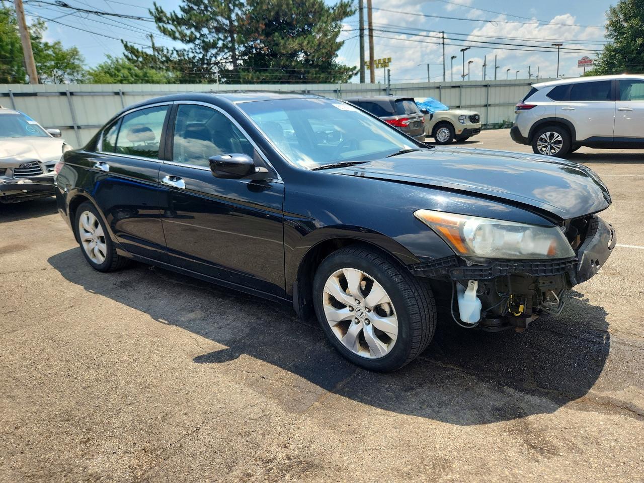 2009 Honda Accord Ex Black vin: 1HGCP36749A043909