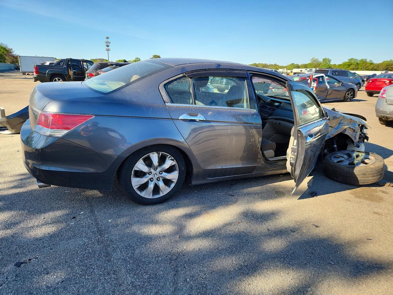 2009 Honda Accord Ex Gray vin: 1HGCP36769A043250