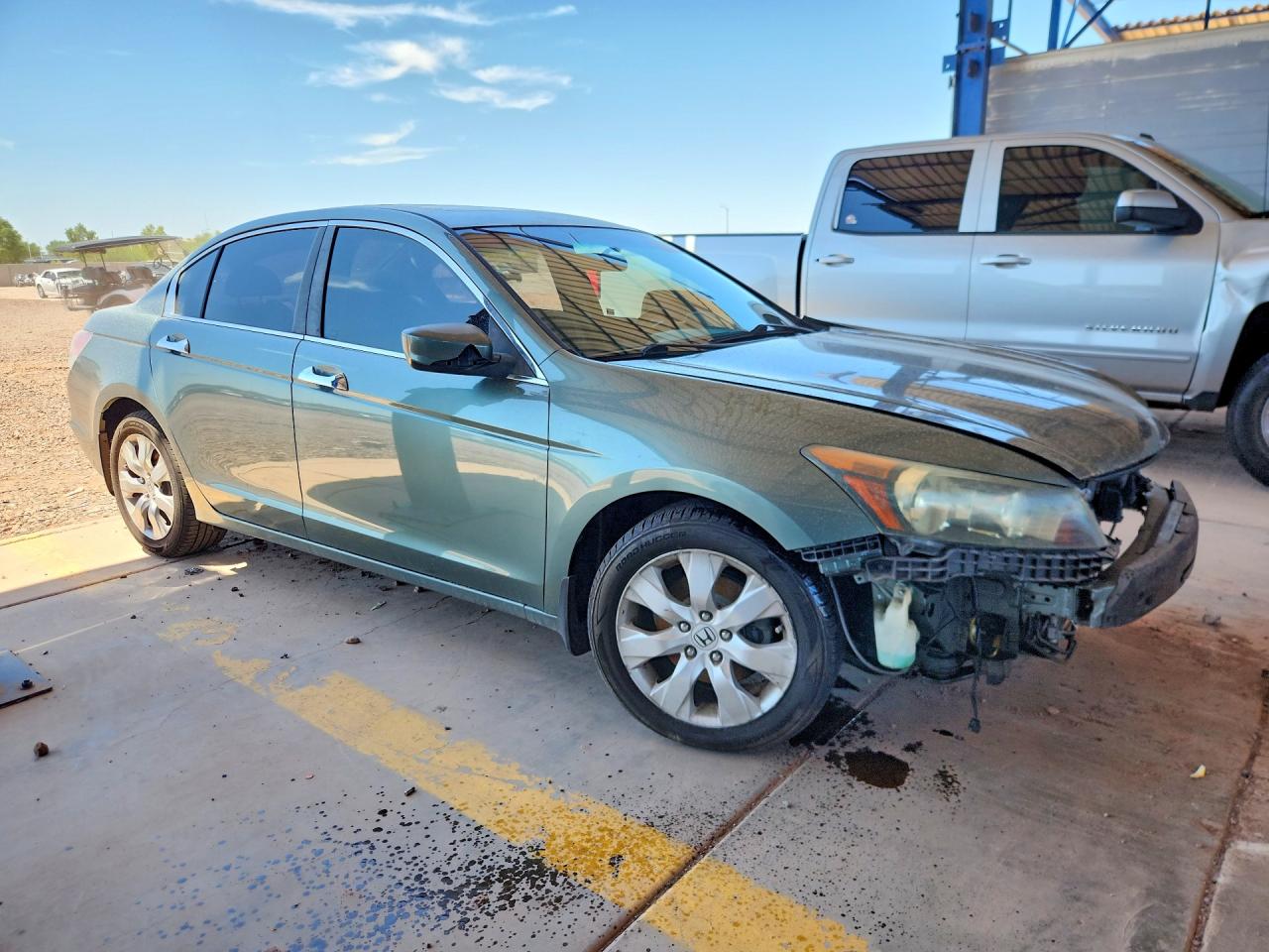2008 Honda Accord Ex Серебряный vin: 1HGCP36788A052787