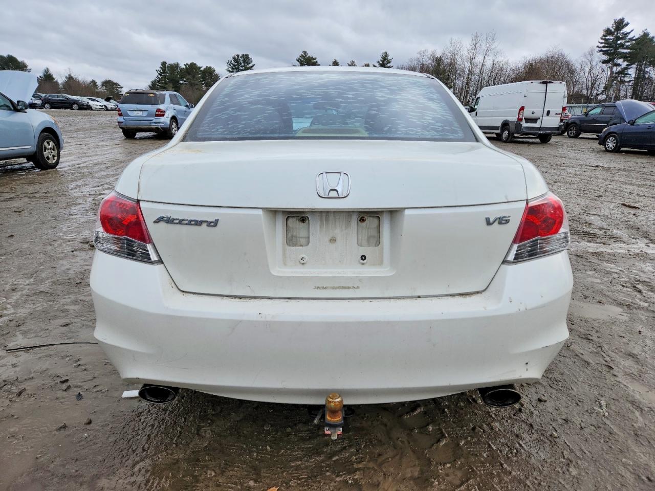 2008 Honda Accord Ex White vin: 1HGCP36788A067919