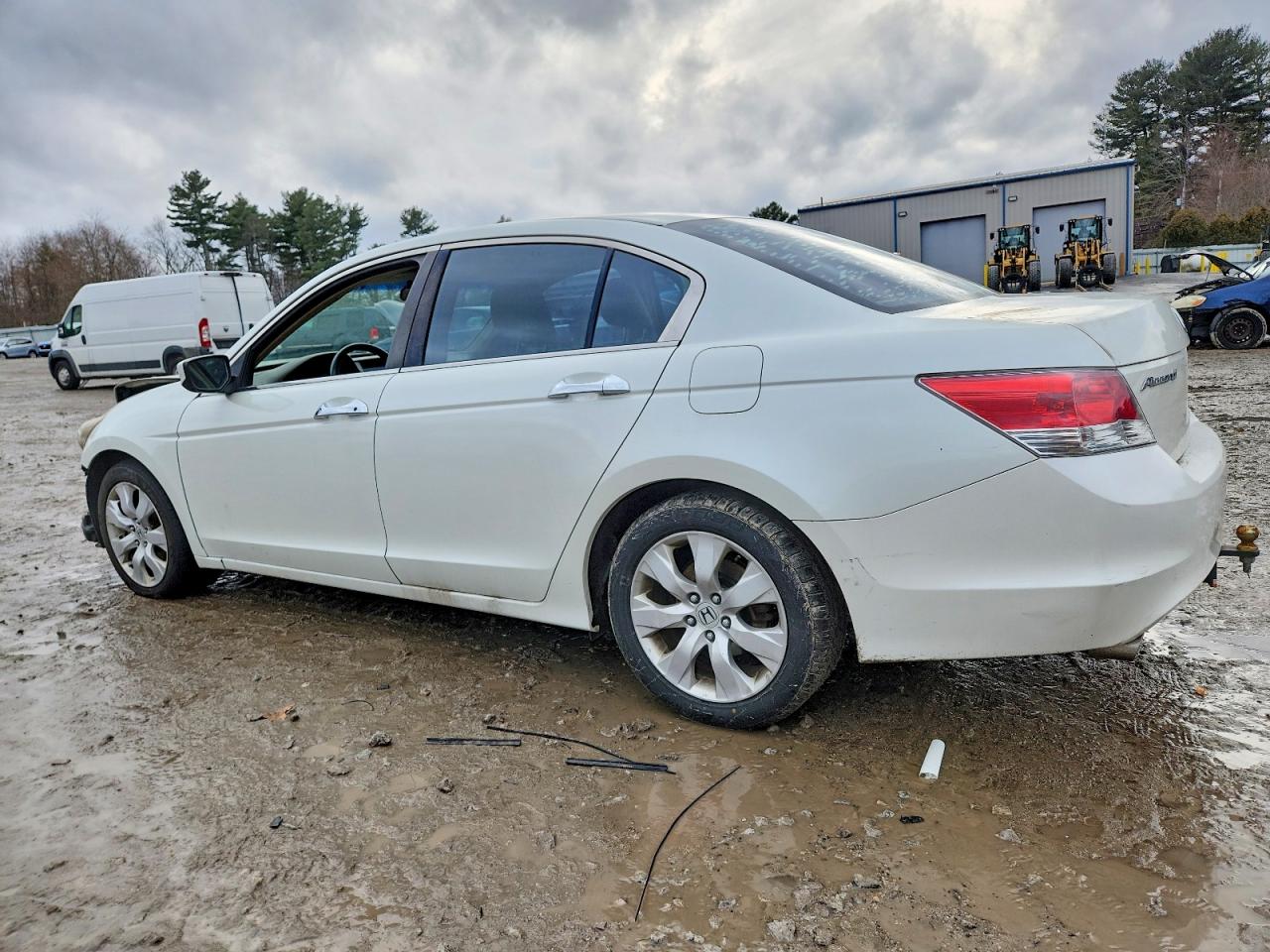 2008 Honda Accord Ex White vin: 1HGCP36788A067919