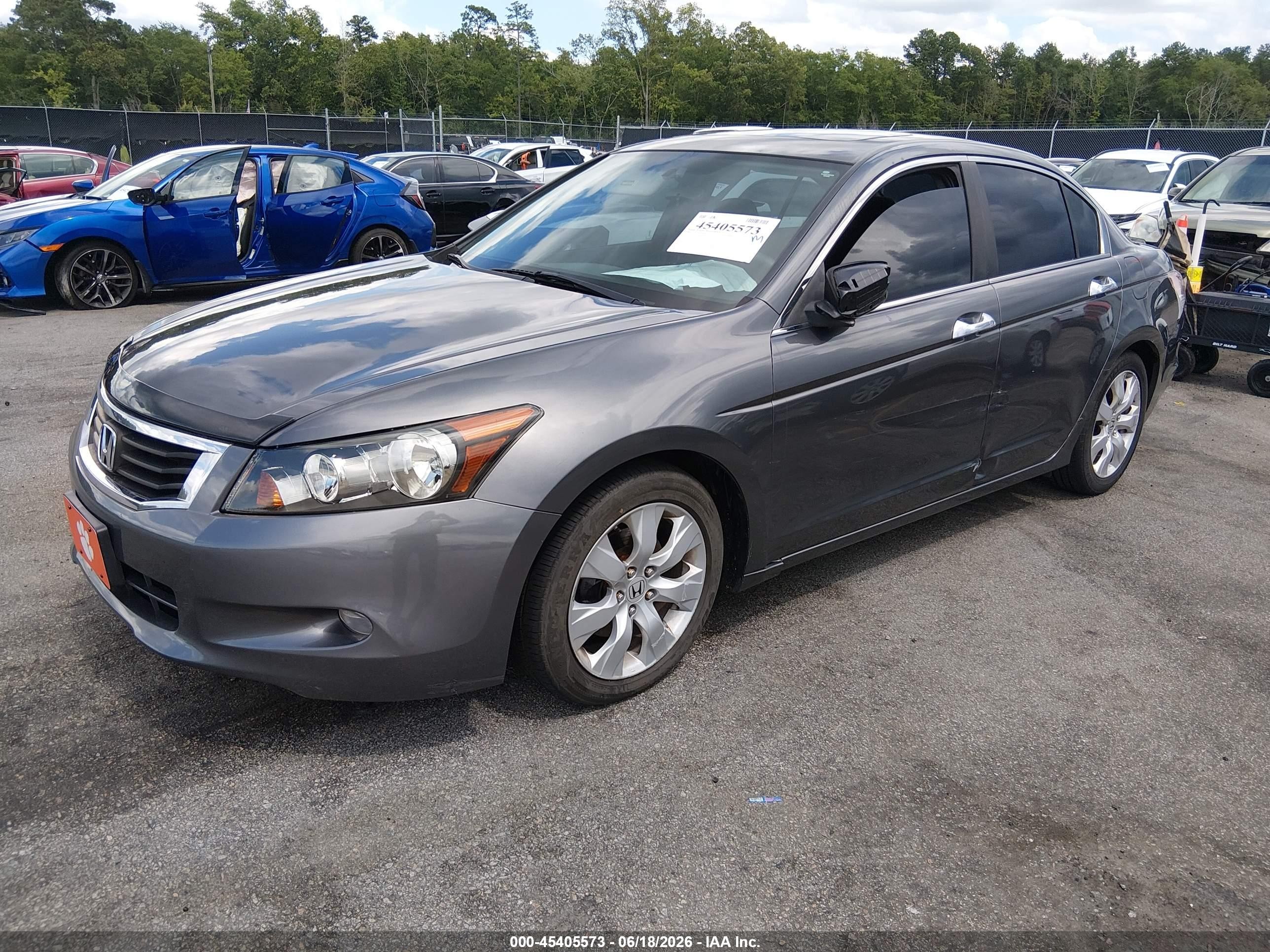 2009 Honda Accord 3.5 Ex Gray vin: 1HGCP36799A039984