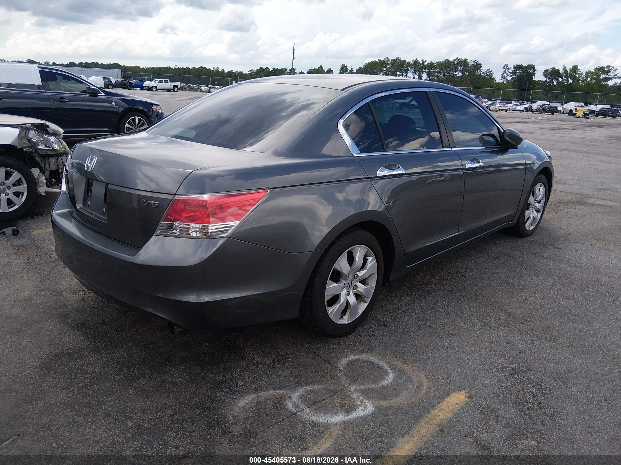 2009 Honda Accord 3.5 Ex Gray vin: 1HGCP36799A039984