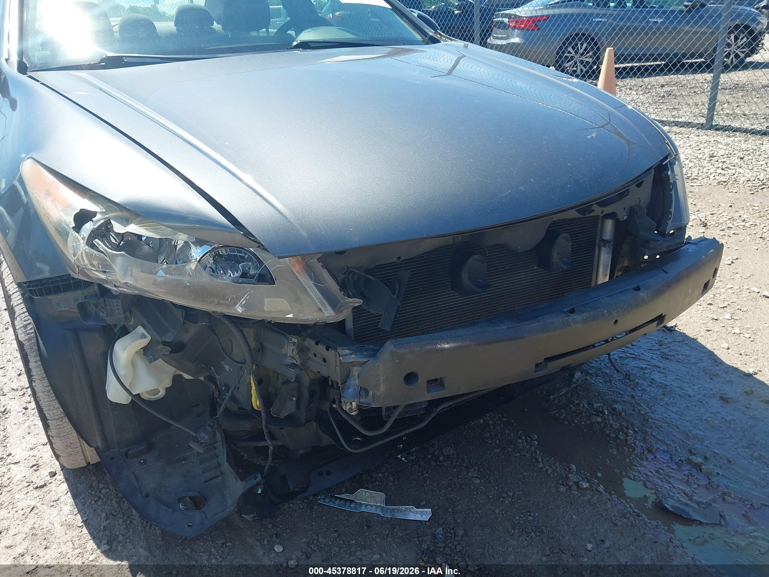 2009 Honda Accord 3.5 Ex Gray vin: 1HGCP367X9A003298