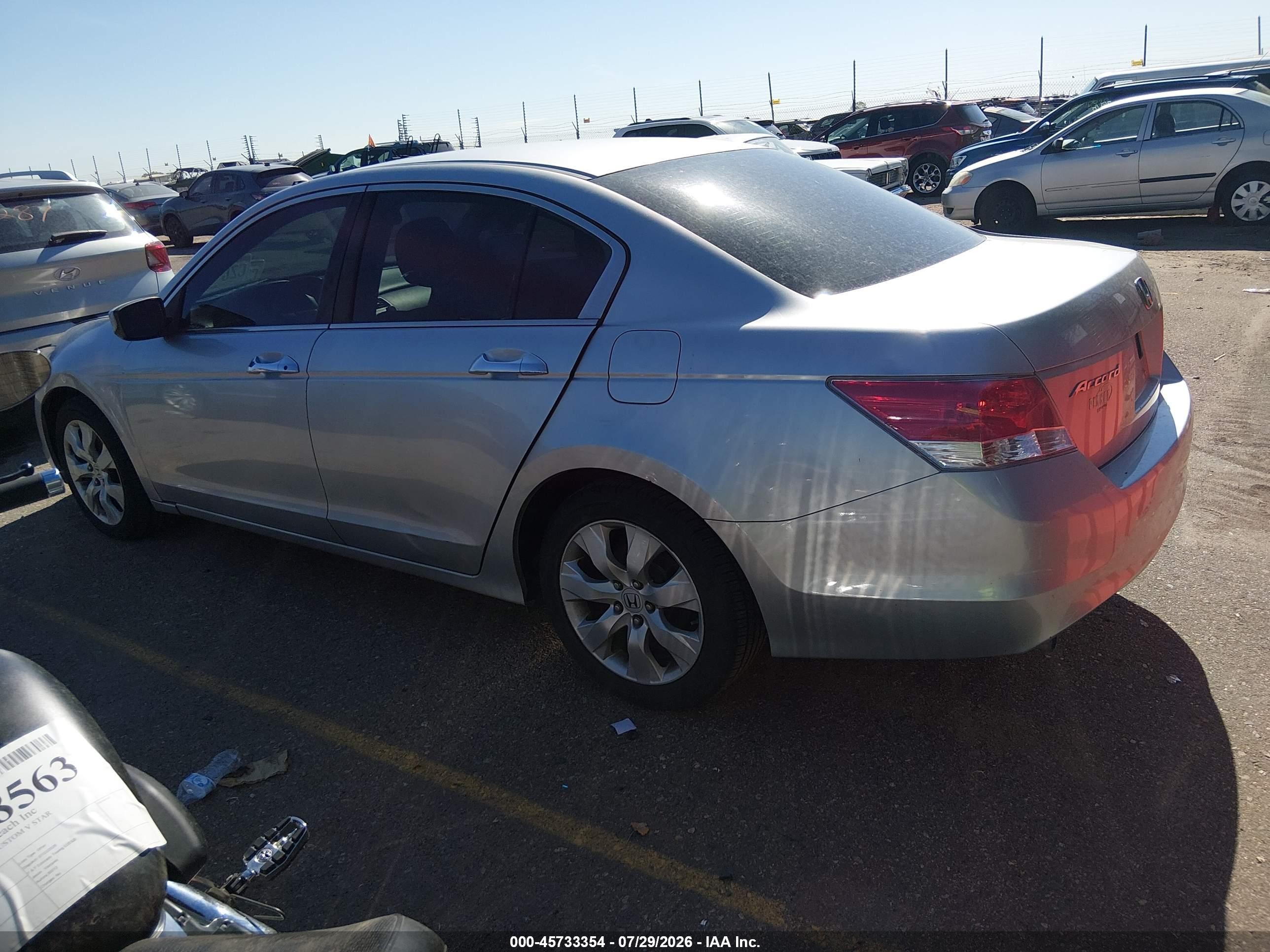 2009 Honda Accord 3.5 Ex Gray vin: 1HGCP367X9A033949
