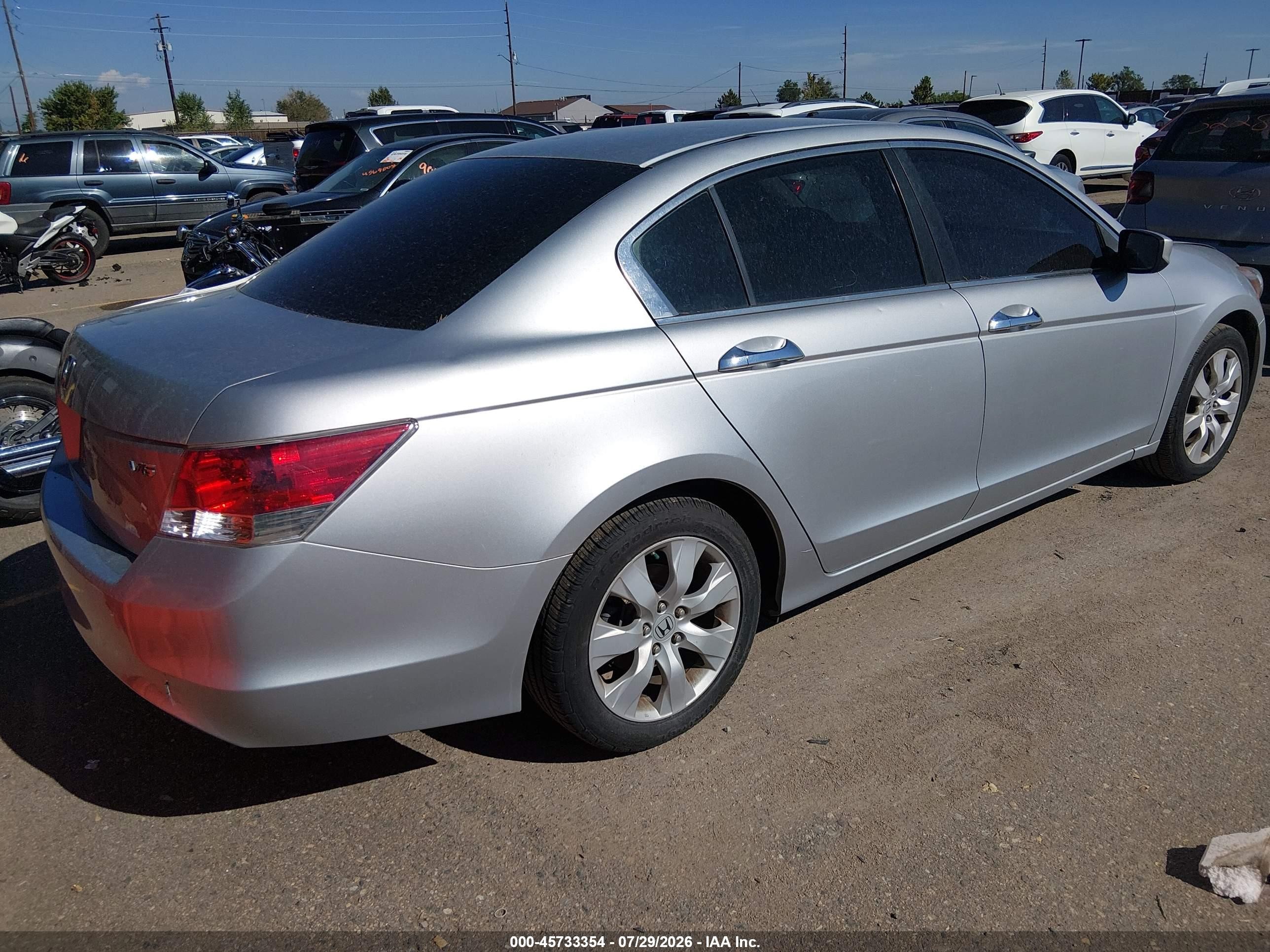 2009 Honda Accord 3.5 Ex Gray vin: 1HGCP367X9A033949