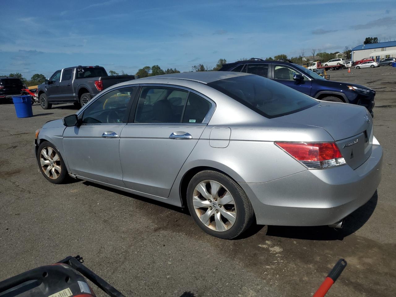 2009 Honda Accord Ex Серебряный vin: 1HGCP367X9A044353