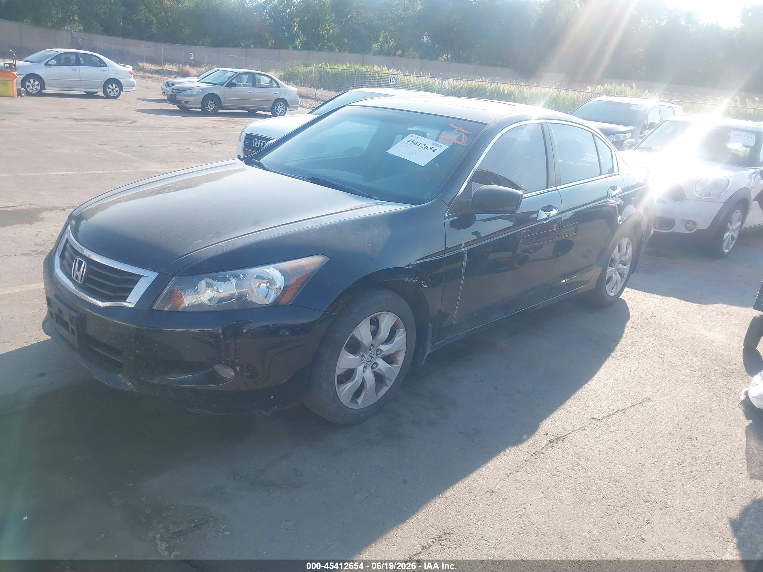 2008 Honda Accord 3.5 Ex-l Gray vin: 1HGCP36808A007819