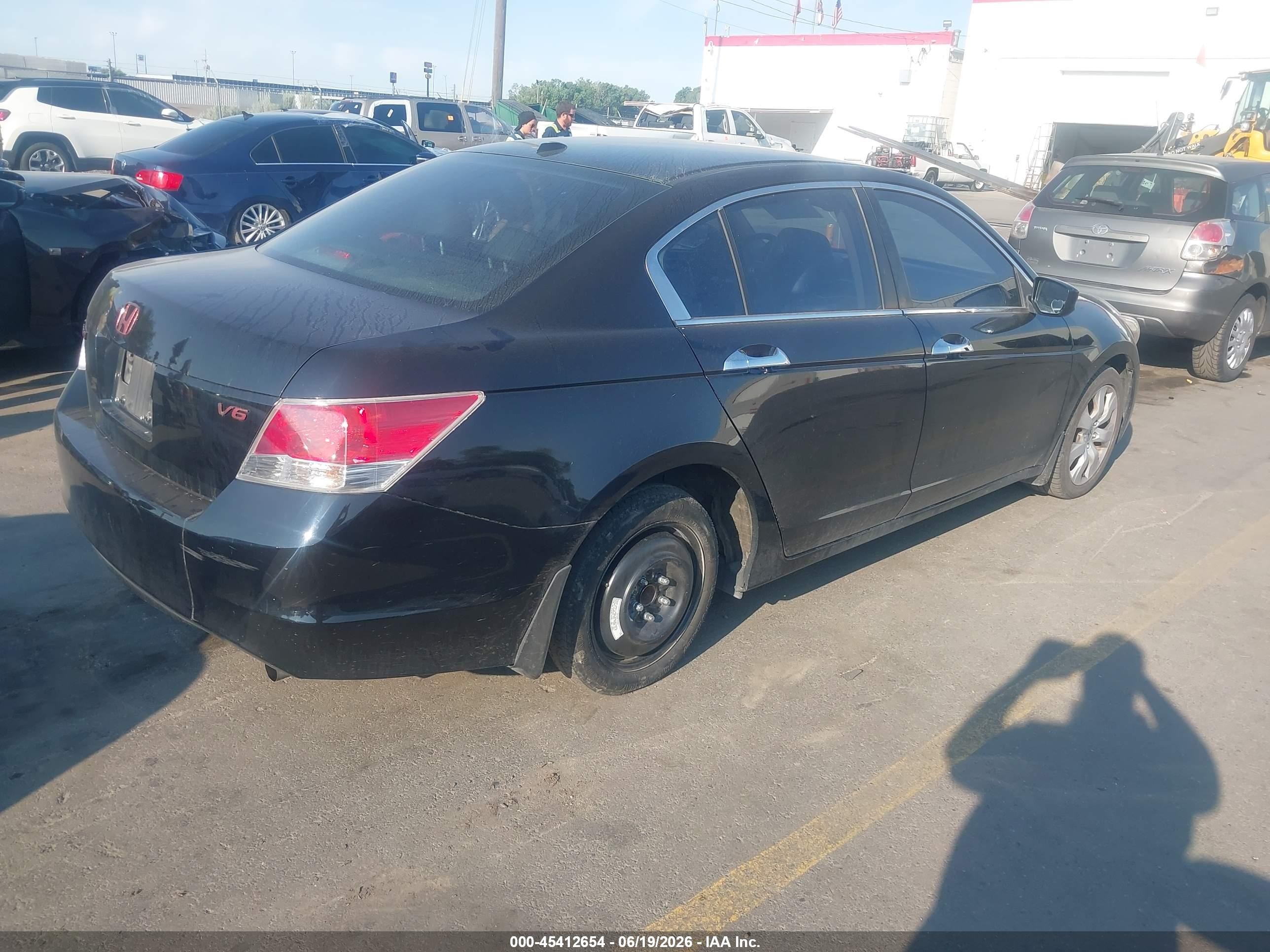 2008 Honda Accord 3.5 Ex-l Gray vin: 1HGCP36808A007819