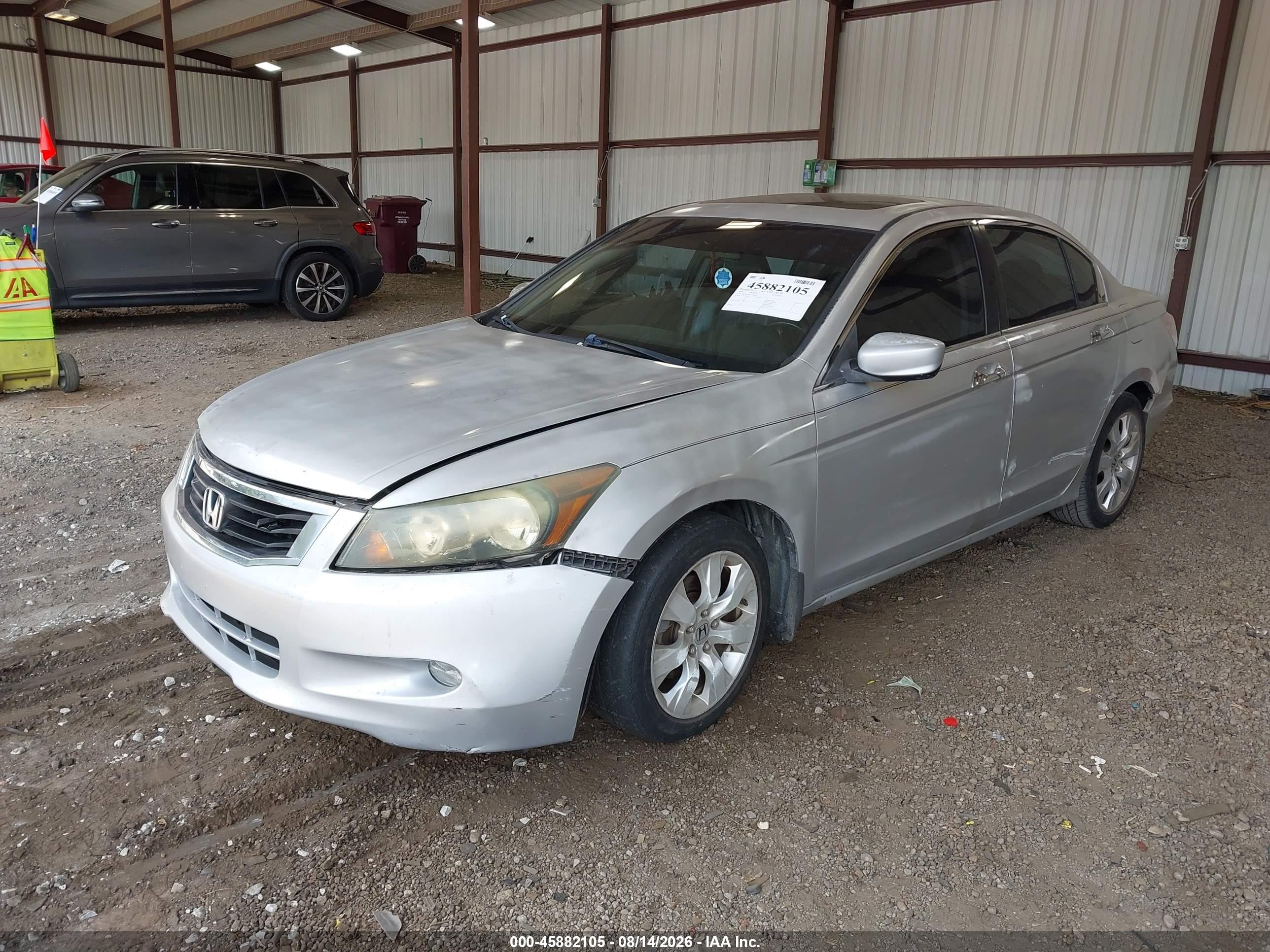 2008 Honda Accord 3.5 Ex-l Серебряный vin: 1HGCP36808A018240