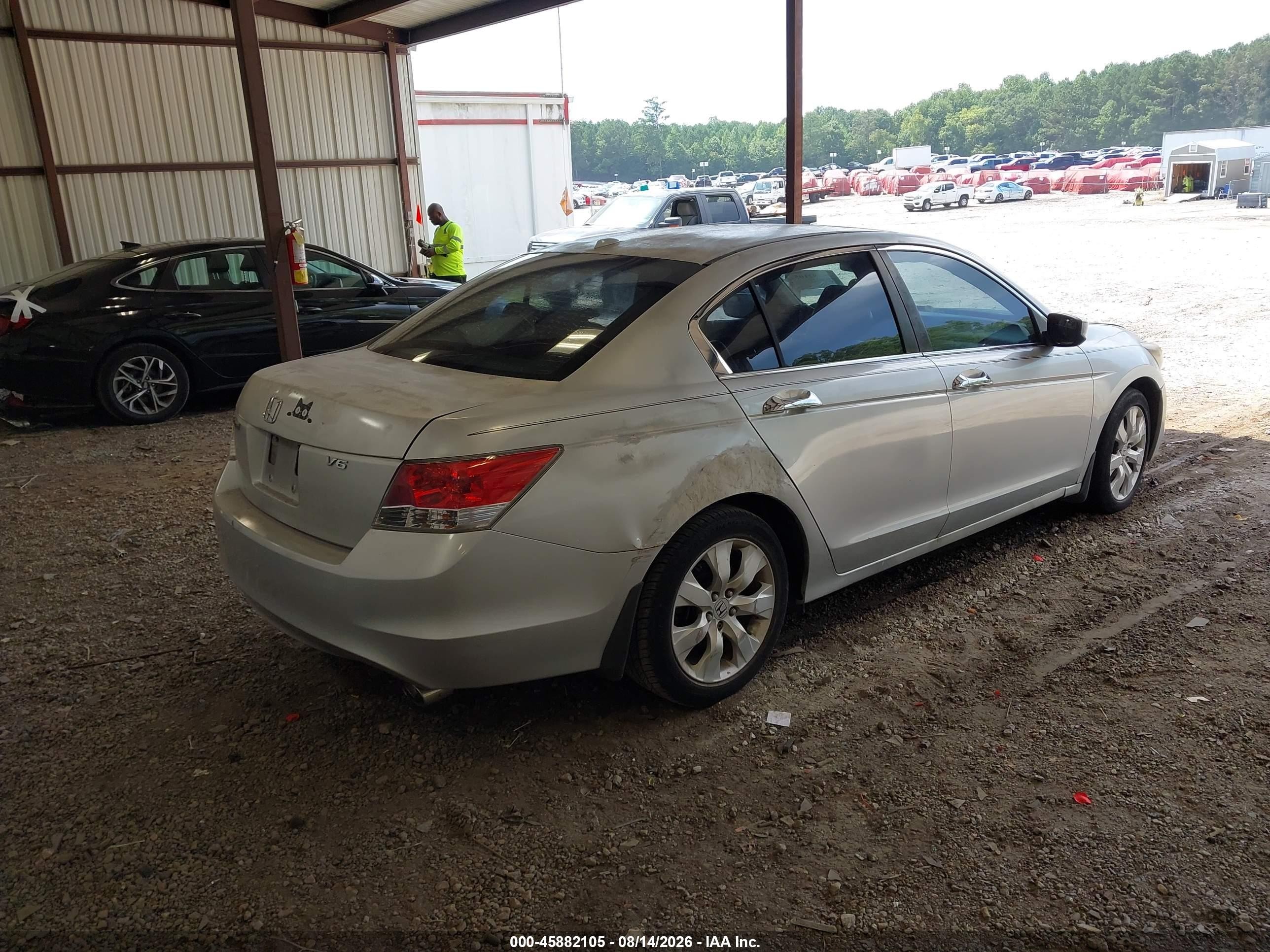 2008 Honda Accord 3.5 Ex-l Серебряный vin: 1HGCP36808A018240