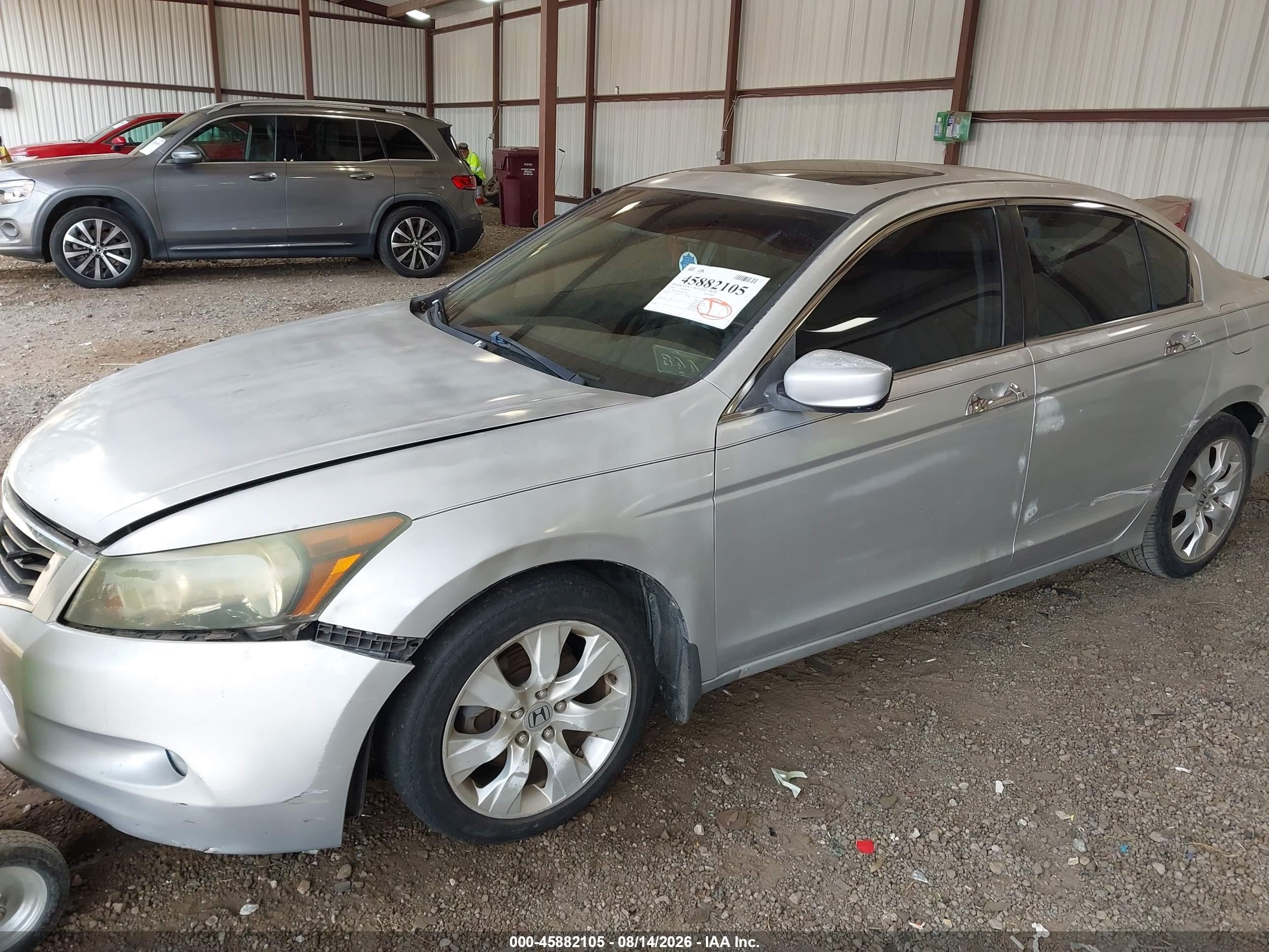 2008 Honda Accord 3.5 Ex-l Серебряный vin: 1HGCP36808A018240