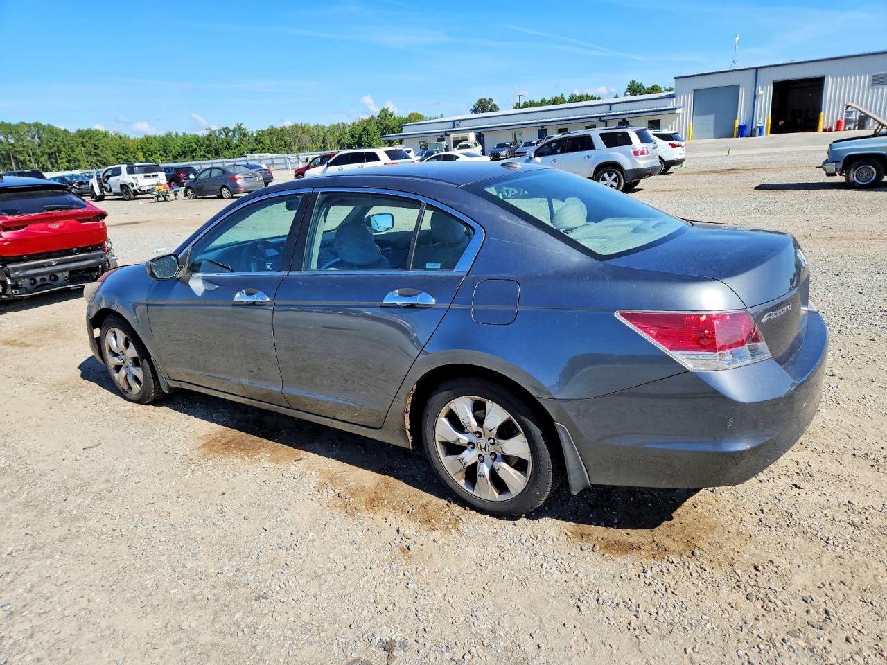2008 Honda Accord Exl Gray vin: 1HGCP36808A020585