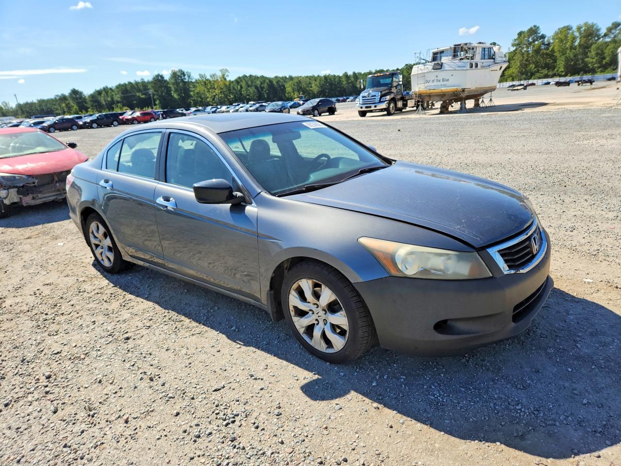2008 Honda Accord Exl Gray vin: 1HGCP36808A020585