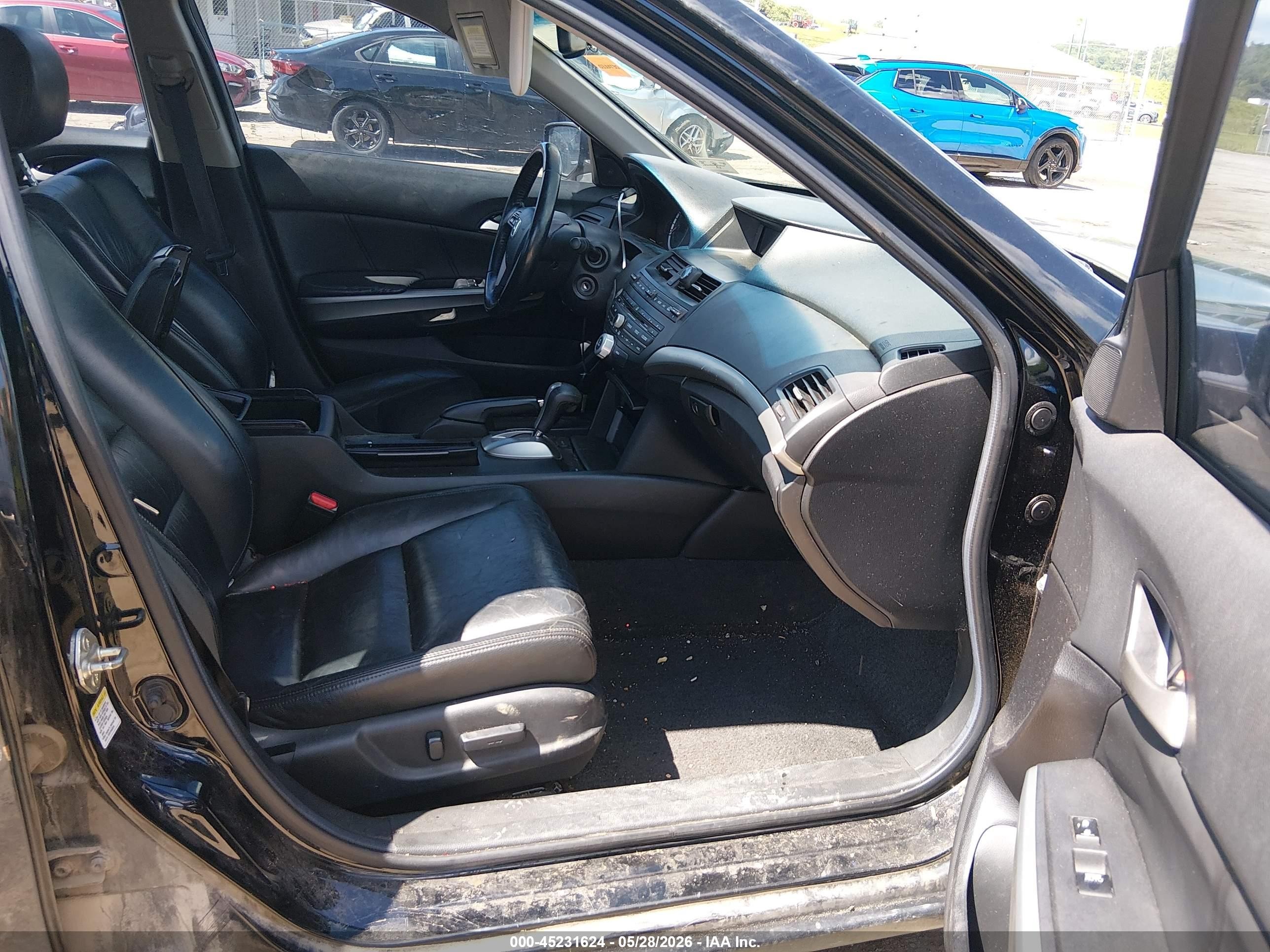 2008 Honda Accord 3.5 Ex-l Black vin: 1HGCP36808A029335