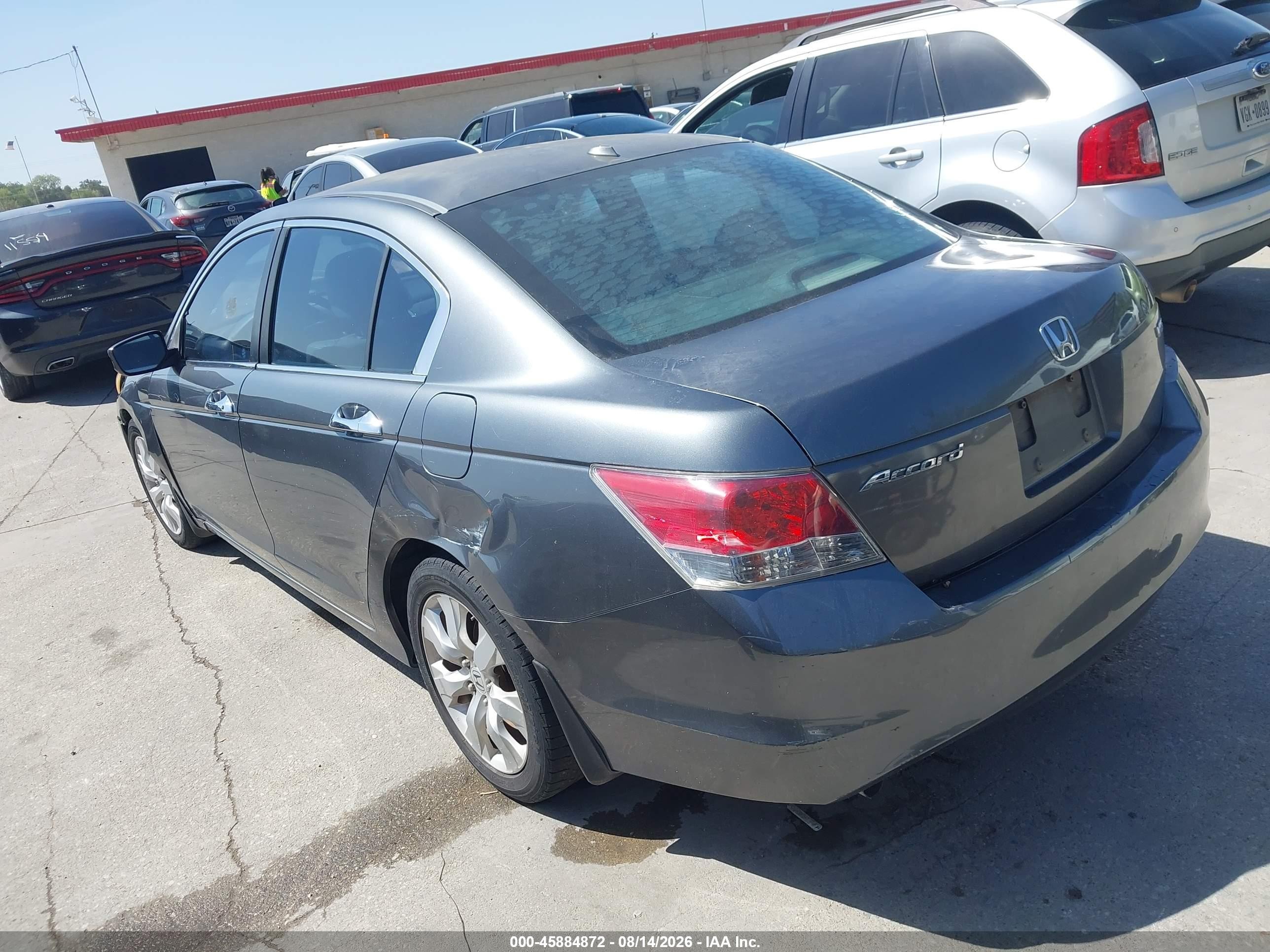 2008 Honda Accord 3.5 Ex-l Gray vin: 1HGCP36808A056566
