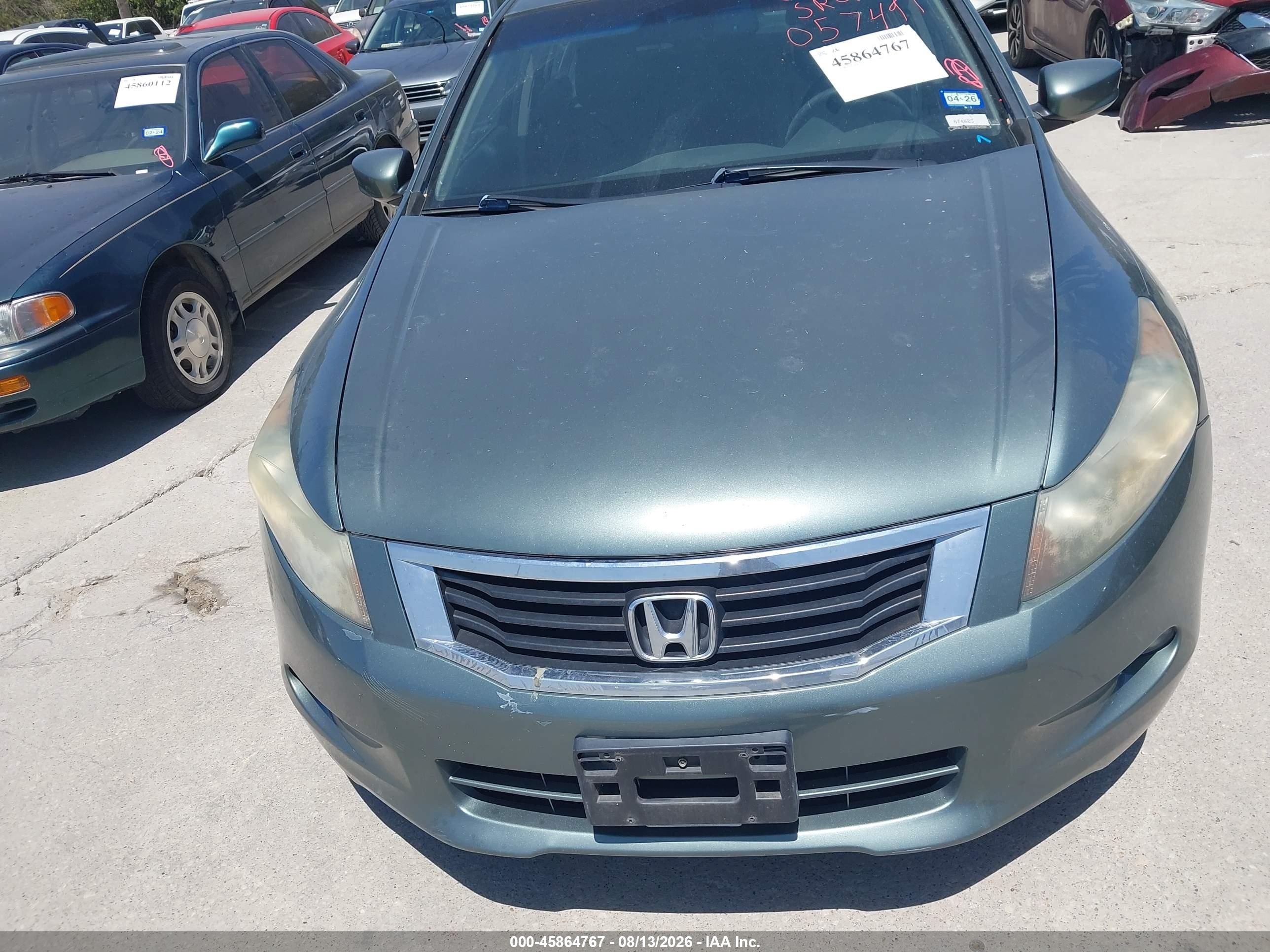 2008 Honda Accord 3.5 Ex-l Green vin: 1HGCP36808A057491