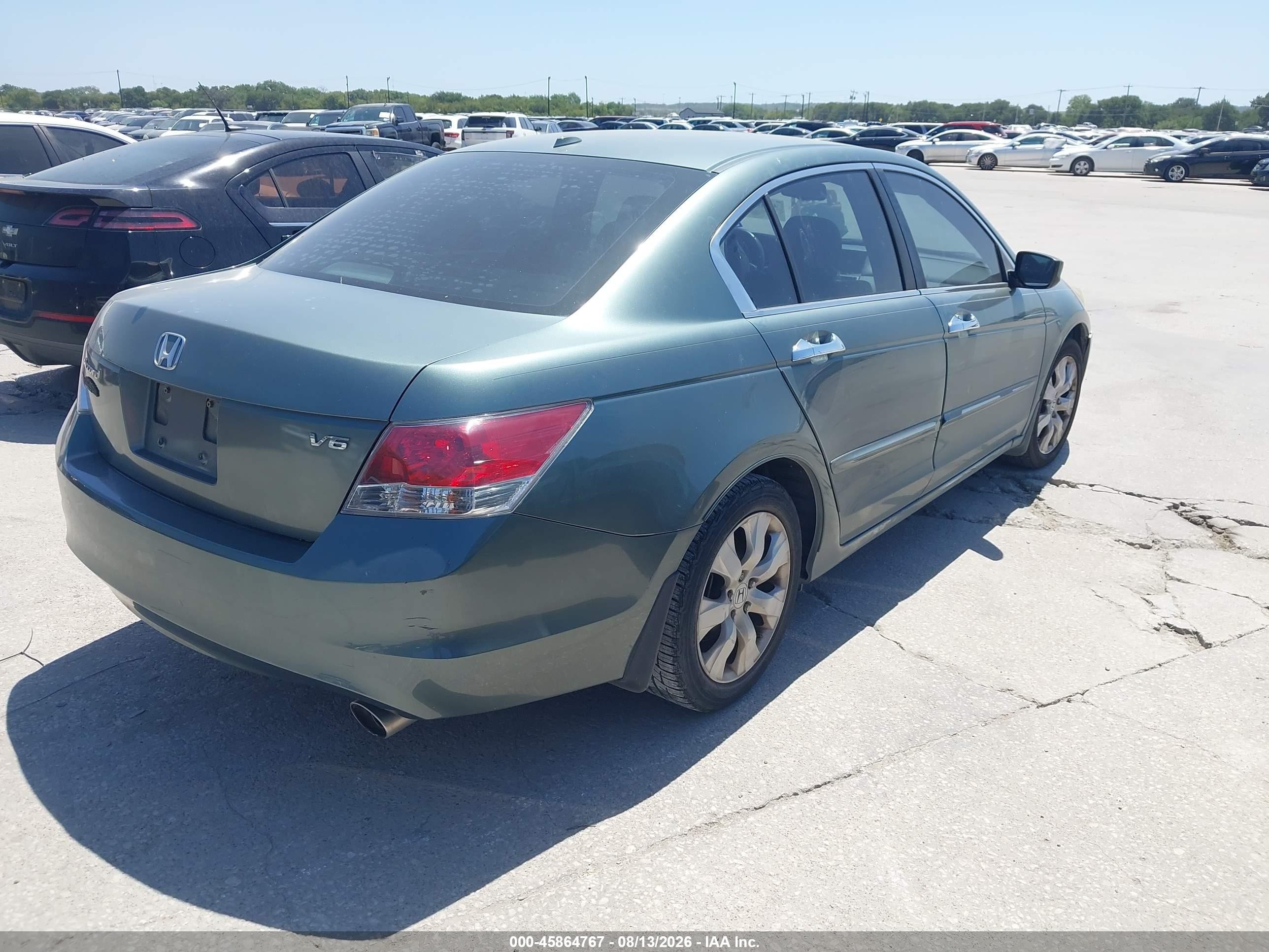 2008 Honda Accord 3.5 Ex-l Green vin: 1HGCP36808A057491