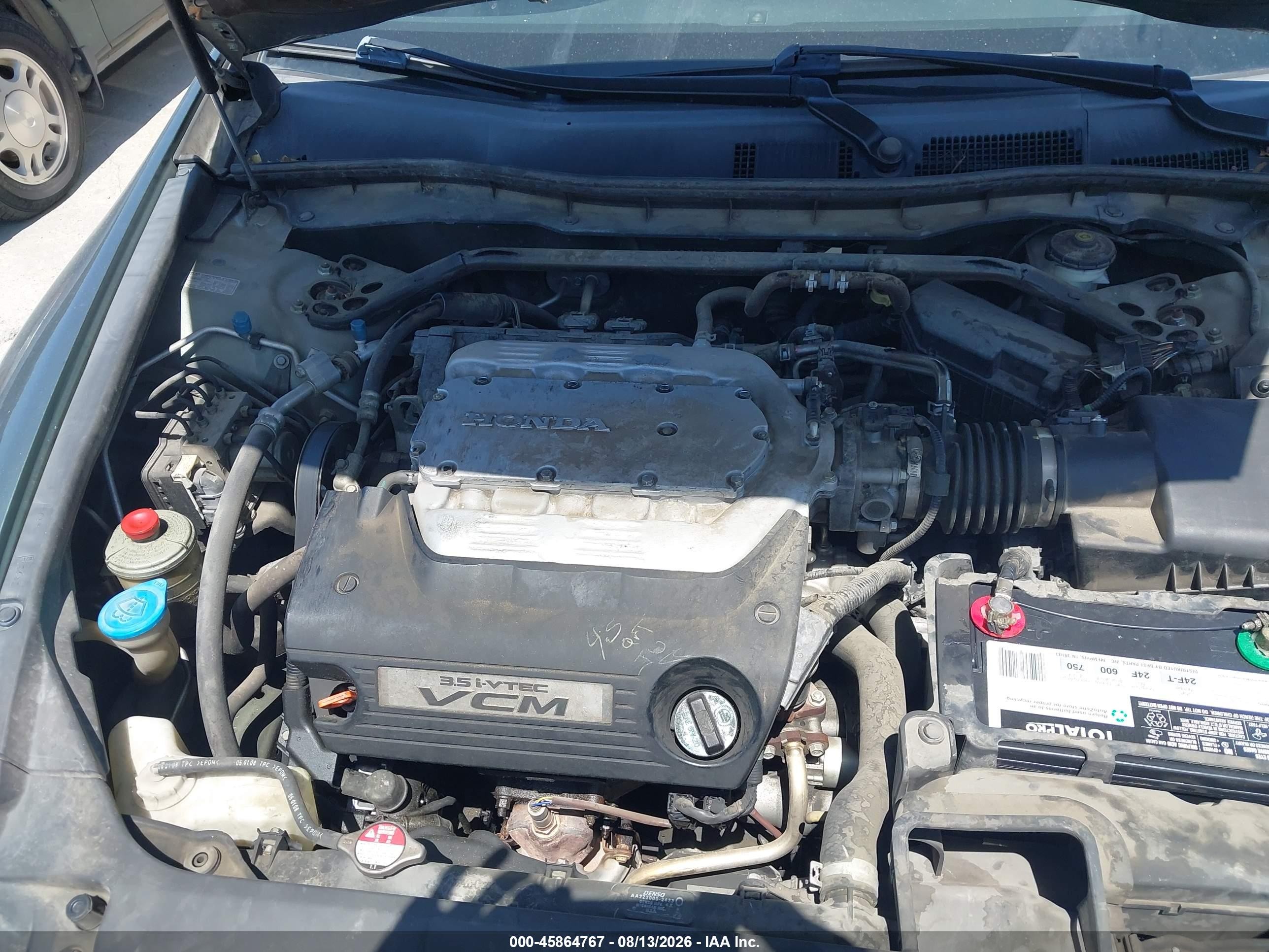 2008 Honda Accord 3.5 Ex-l Green vin: 1HGCP36808A057491