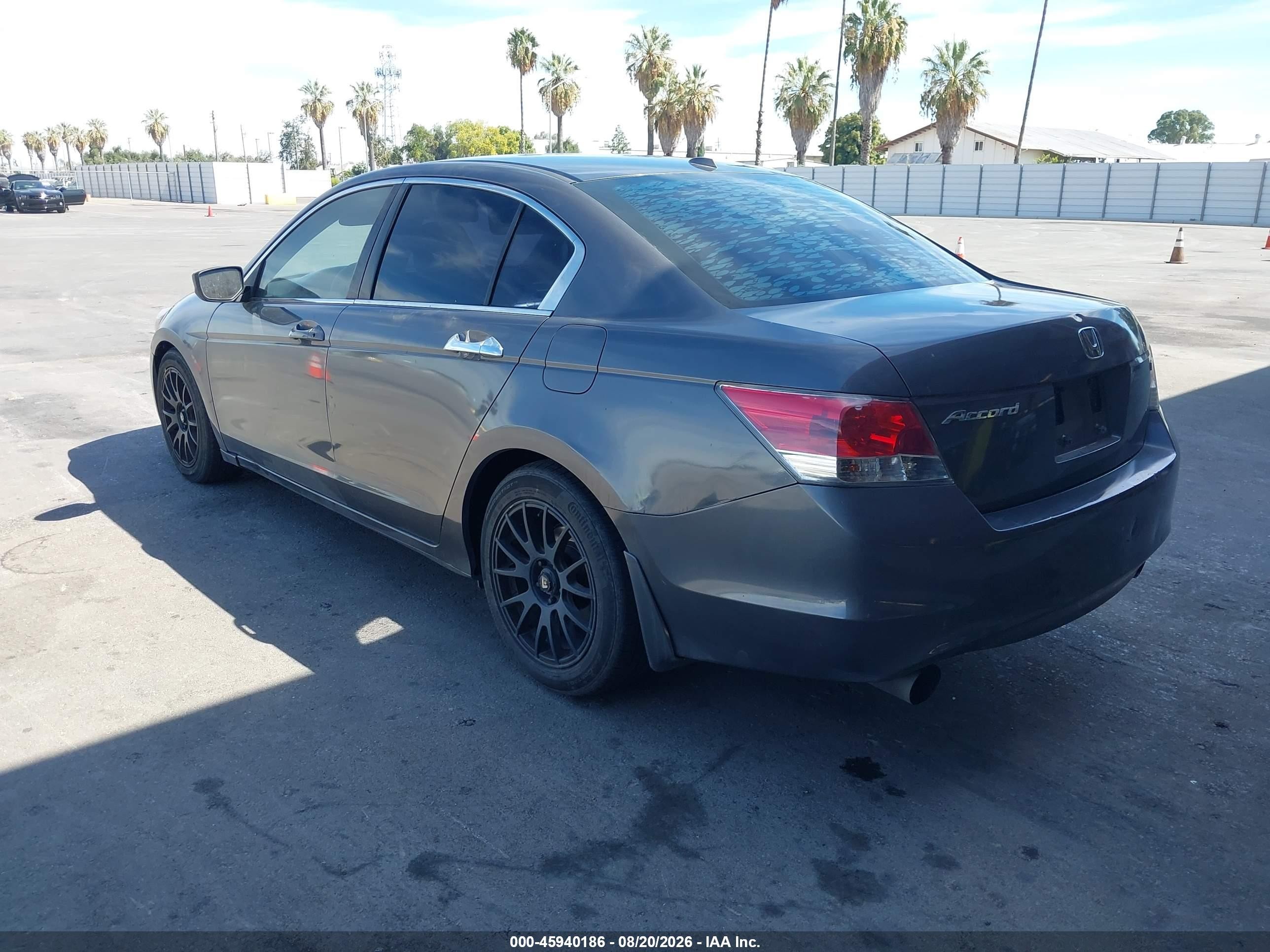 2008 Honda Accord 3.5 Ex-l Gray vin: 1HGCP36808A061508