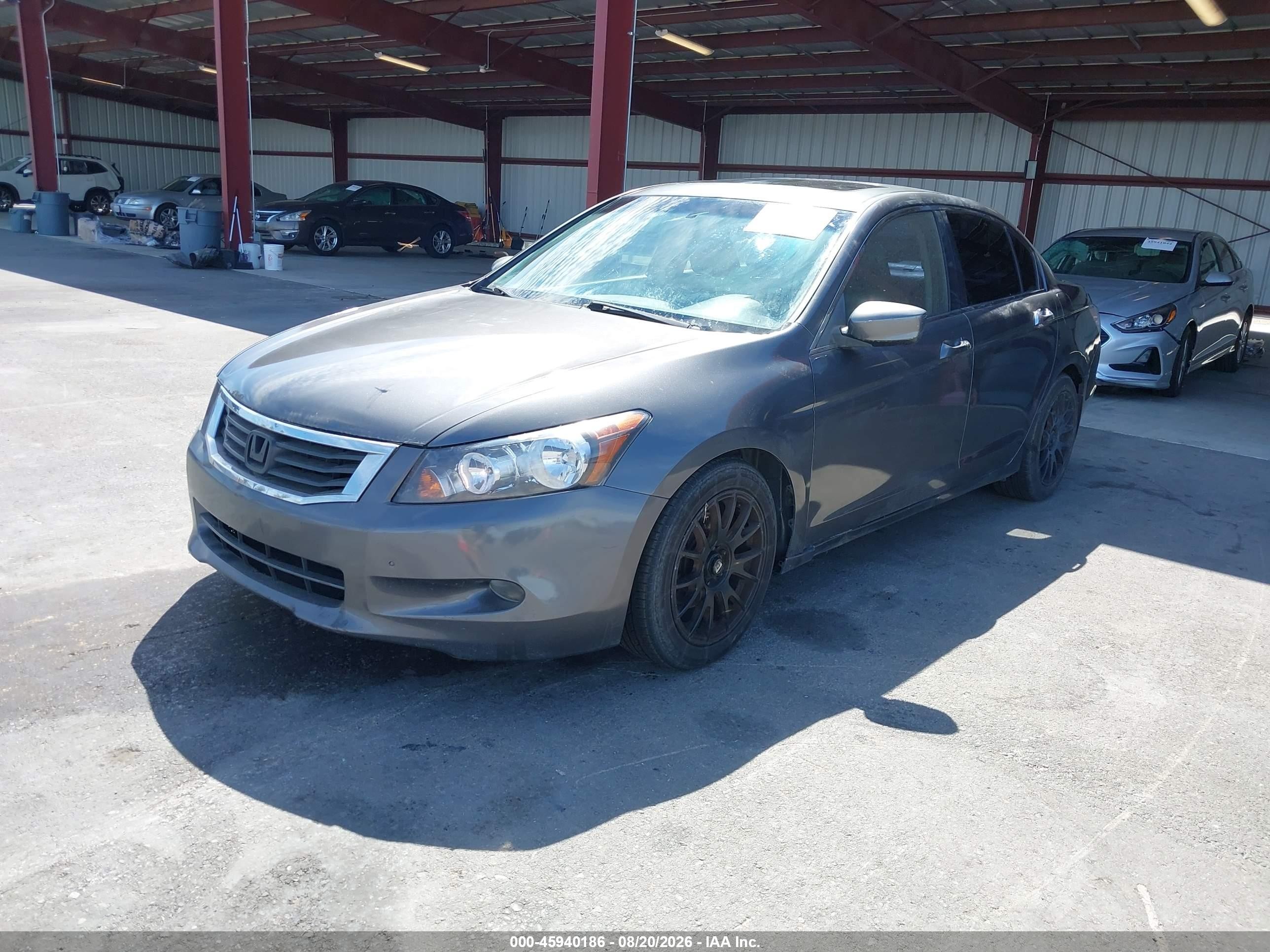 2008 Honda Accord 3.5 Ex-l Gray vin: 1HGCP36808A061508