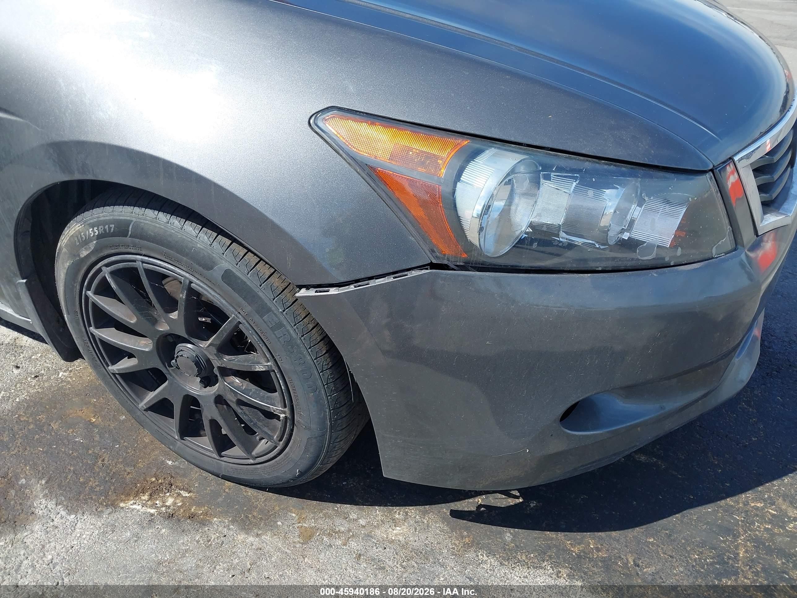 2008 Honda Accord 3.5 Ex-l Gray vin: 1HGCP36808A061508