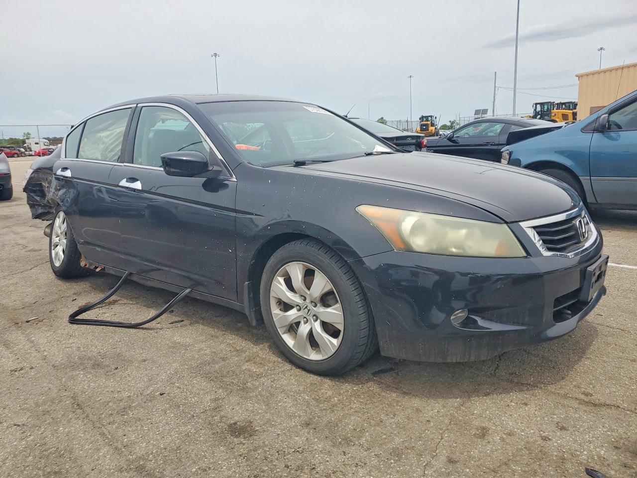 2008 Honda Accord Exl Black vin: 1HGCP36808A061802