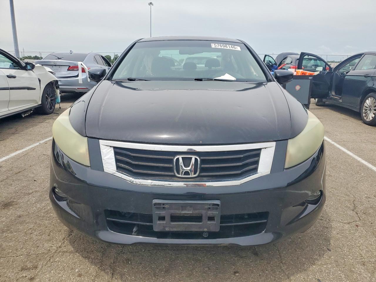 2008 Honda Accord Exl Black vin: 1HGCP36808A061802