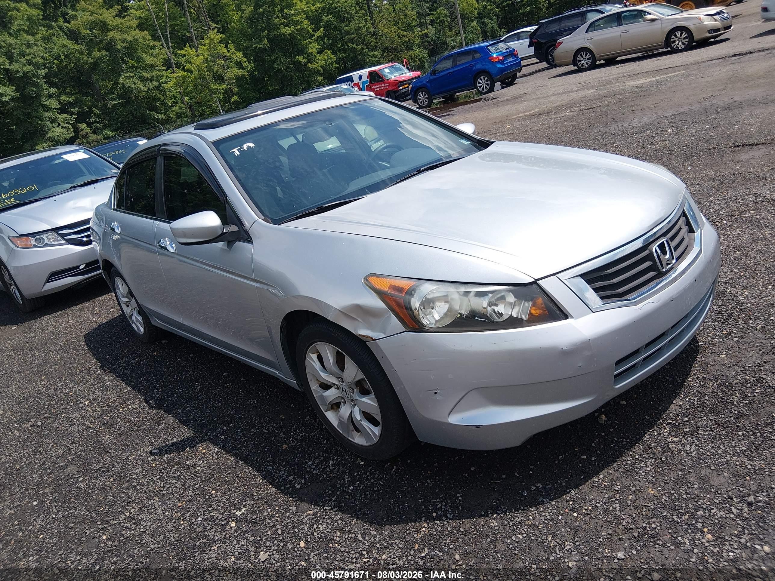 2008 Honda Accord 3.5 Ex-l Серебряный vin: 1HGCP36808A065414