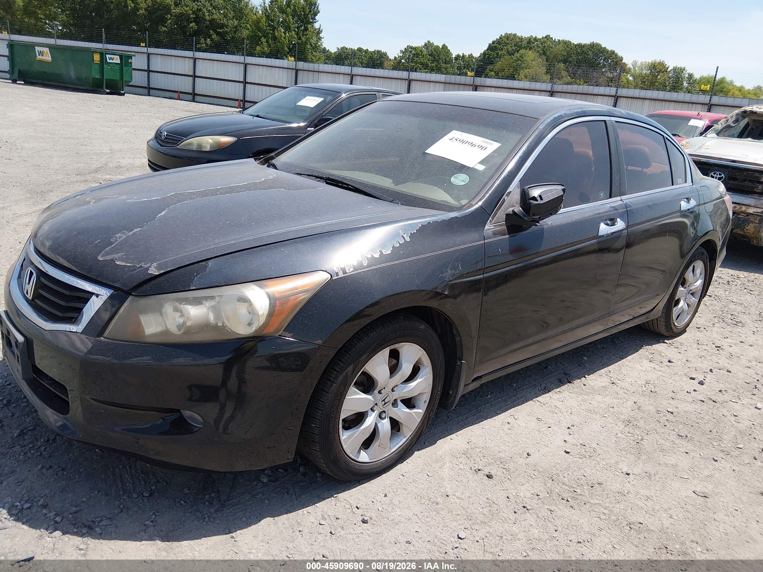 2008 Honda Accord 3.5 Ex-l Черный vin: 1HGCP36808A075179