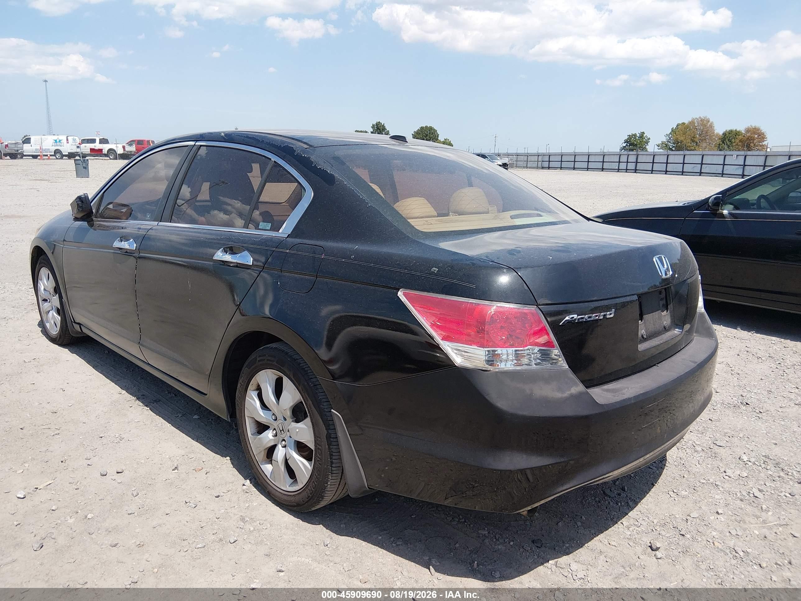 2008 Honda Accord 3.5 Ex-l Черный vin: 1HGCP36808A075179