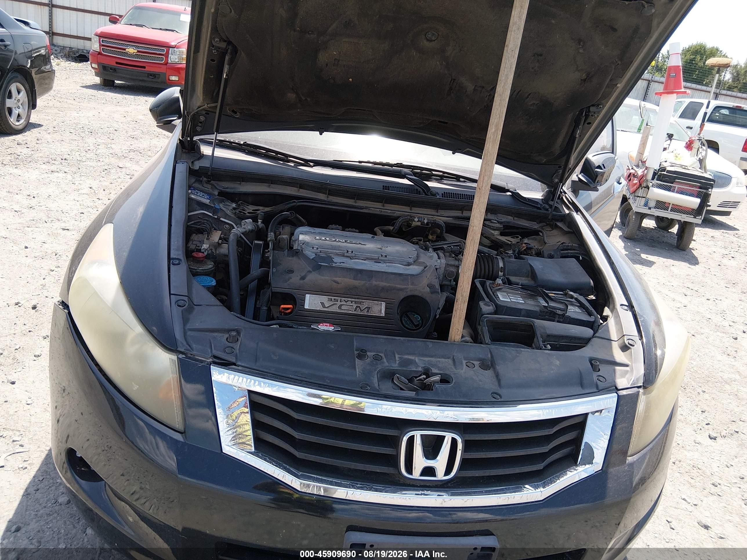 2008 Honda Accord 3.5 Ex-l Черный vin: 1HGCP36808A075179
