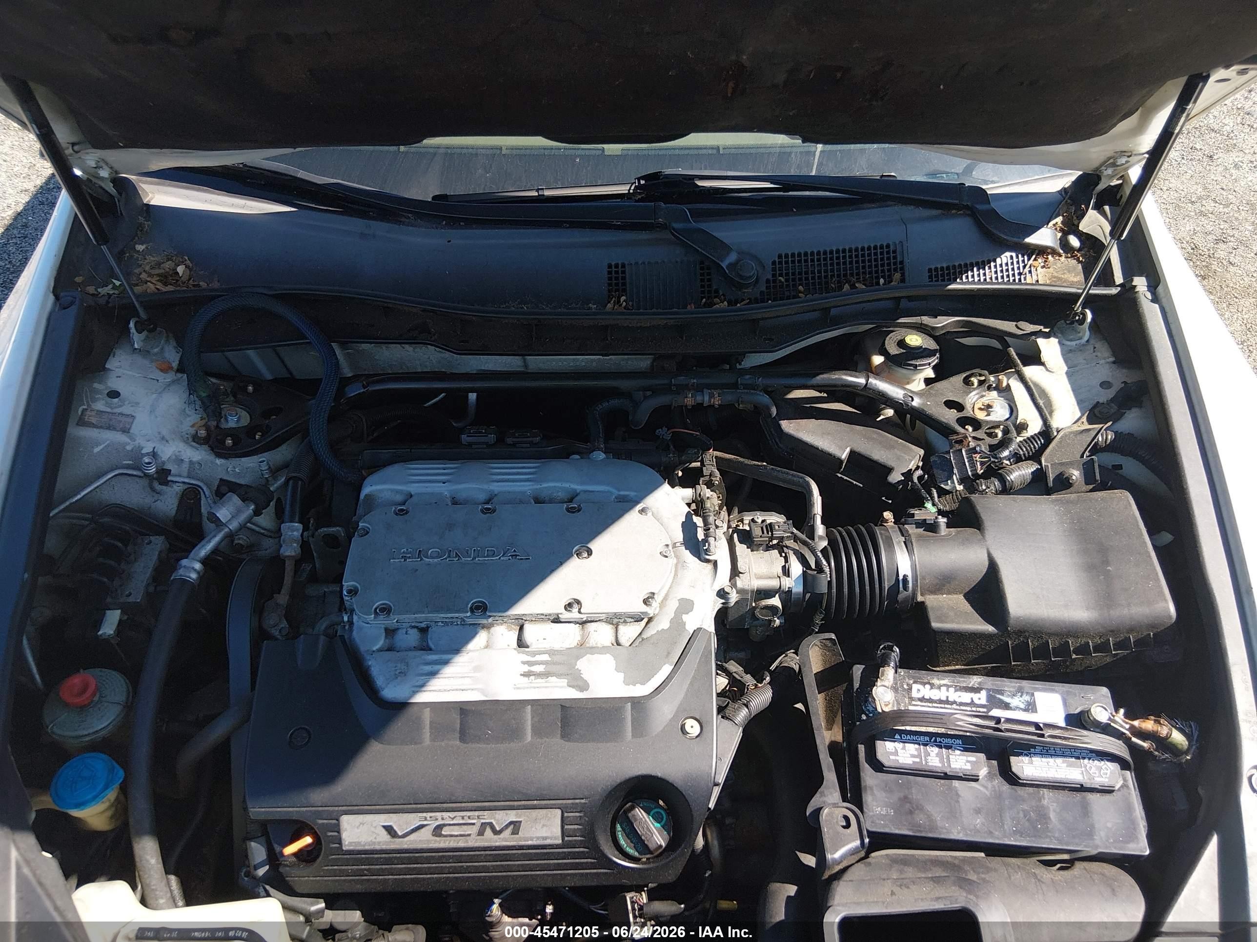 2008 Honda Accord 3.5 Ex-l Белый vin: 1HGCP36808A077336