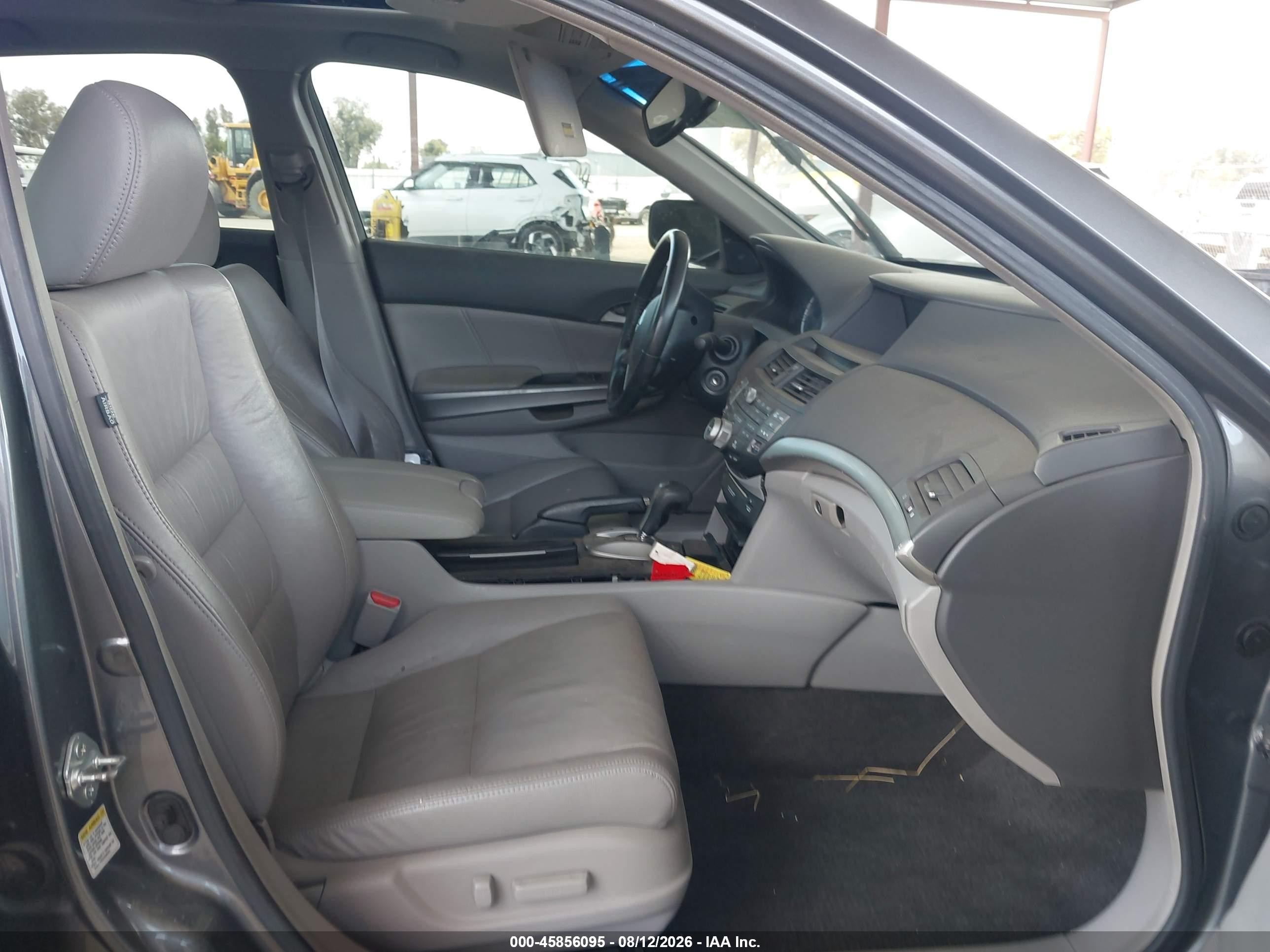 2008 Honda Accord 3.5 Ex-l Gray vin: 1HGCP36808A078809